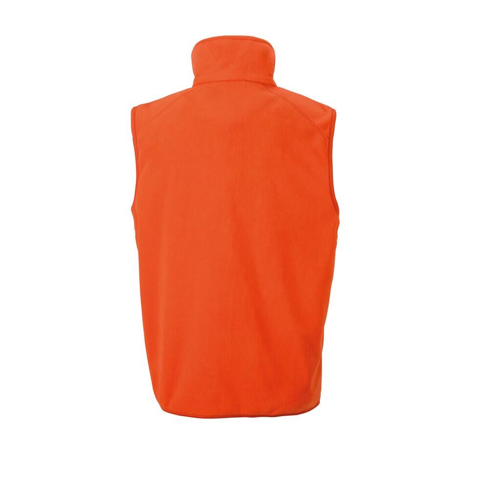 Core Adults Unisex Microfleece Gilet (Orange) 2/3