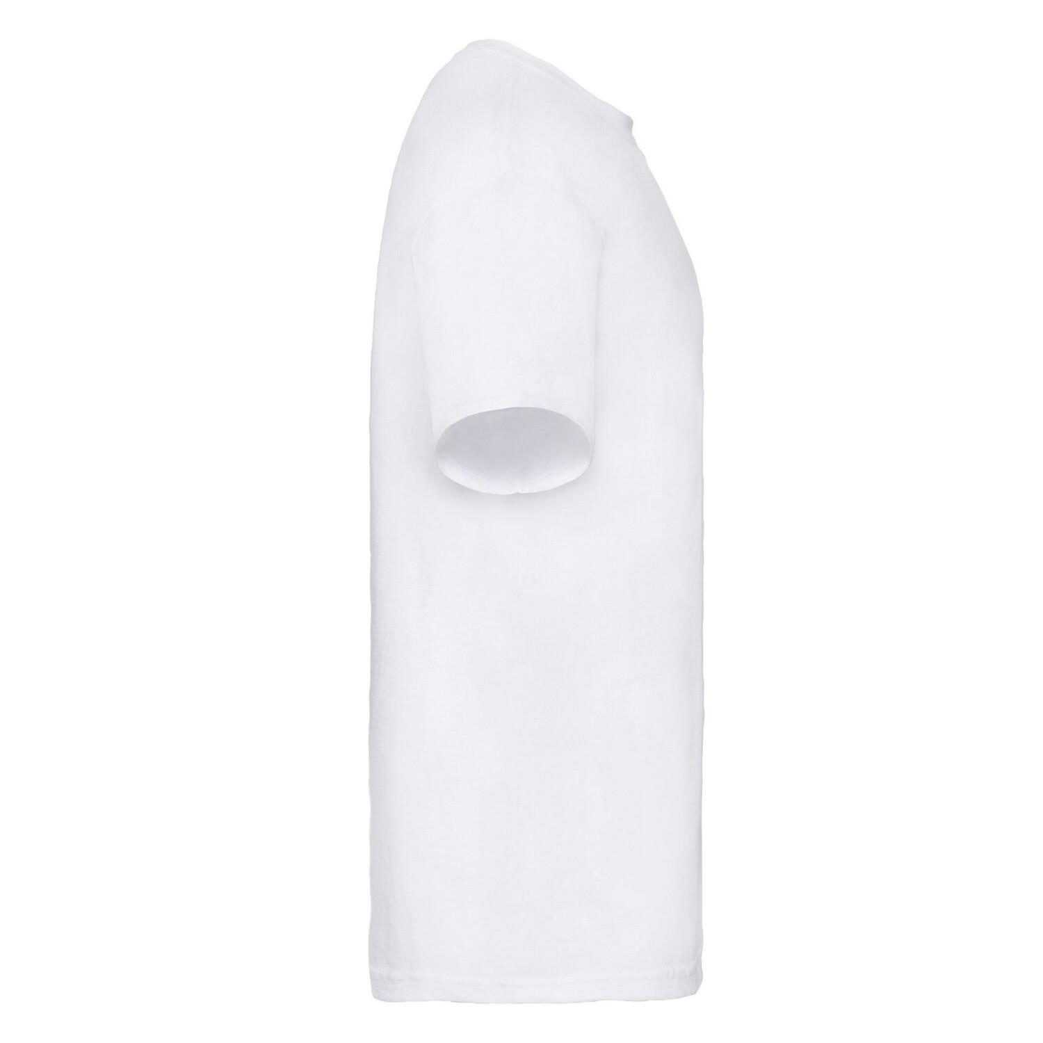 Mens Super Premium Plain TShirt (White) 3/3