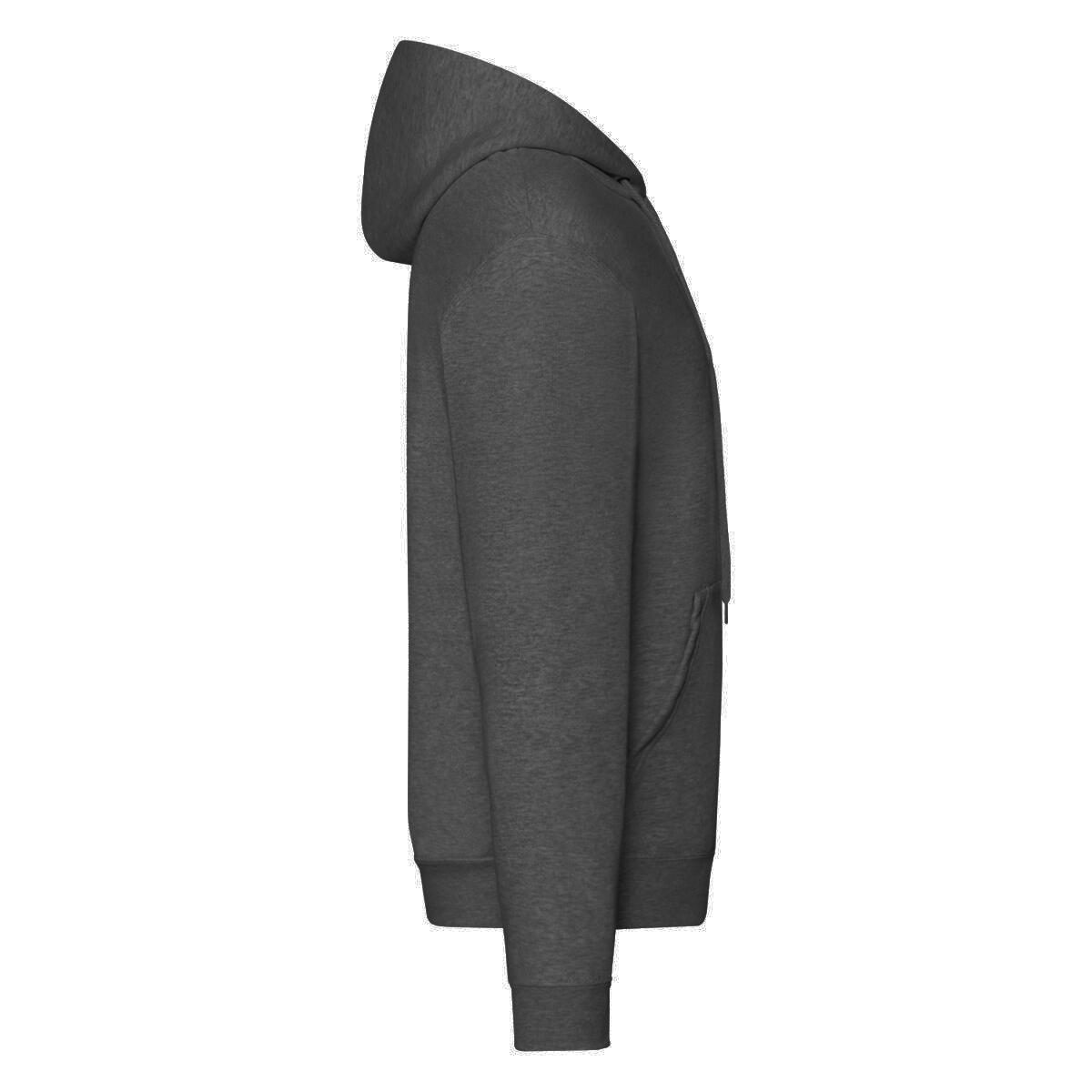 Mens Heather Hoodie (Dark Heather Grey) 3/3