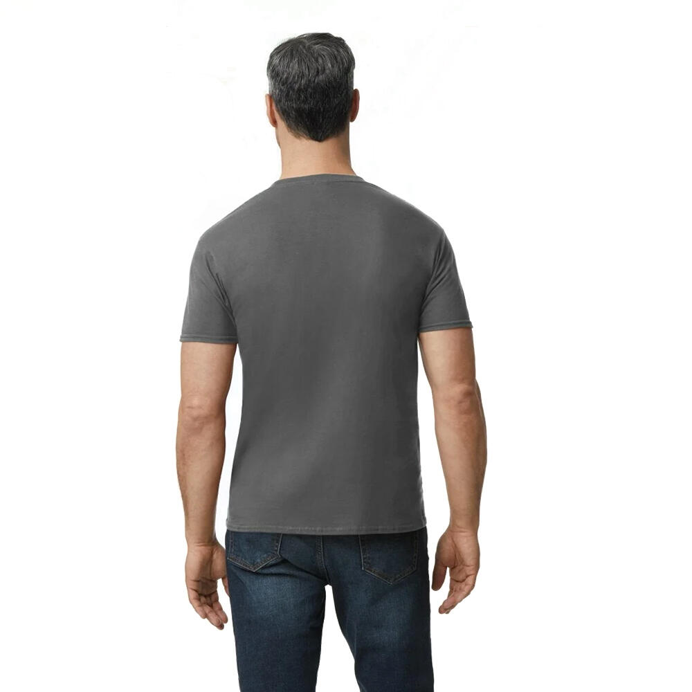 Mens Plain Lightweight TShirt (Light Pink) 3/3