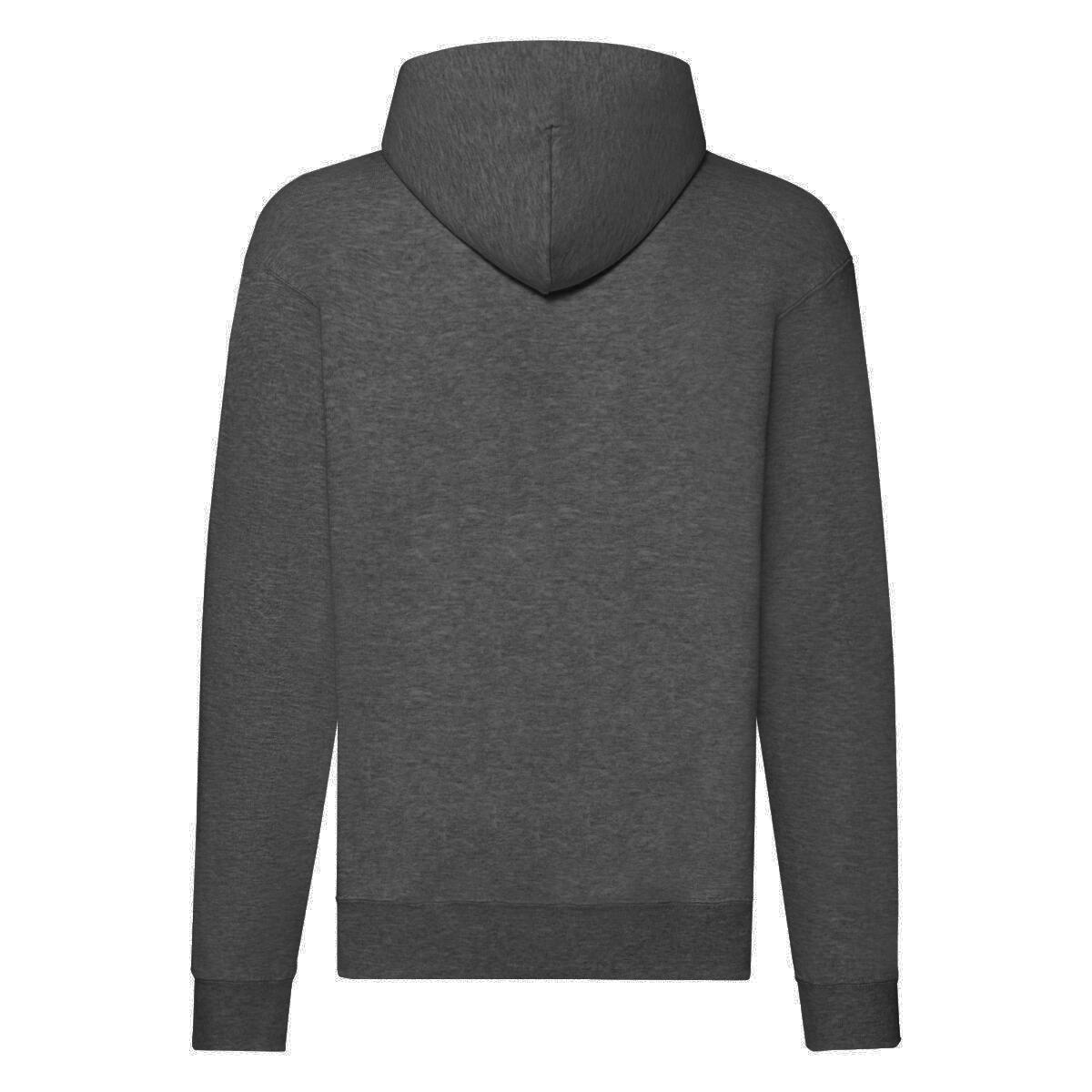 Mens Heather Hoodie (Dark Heather Grey) 2/3