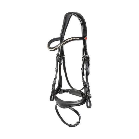 Bride Pour Chevaux AMY SNAFFLE (Noir)