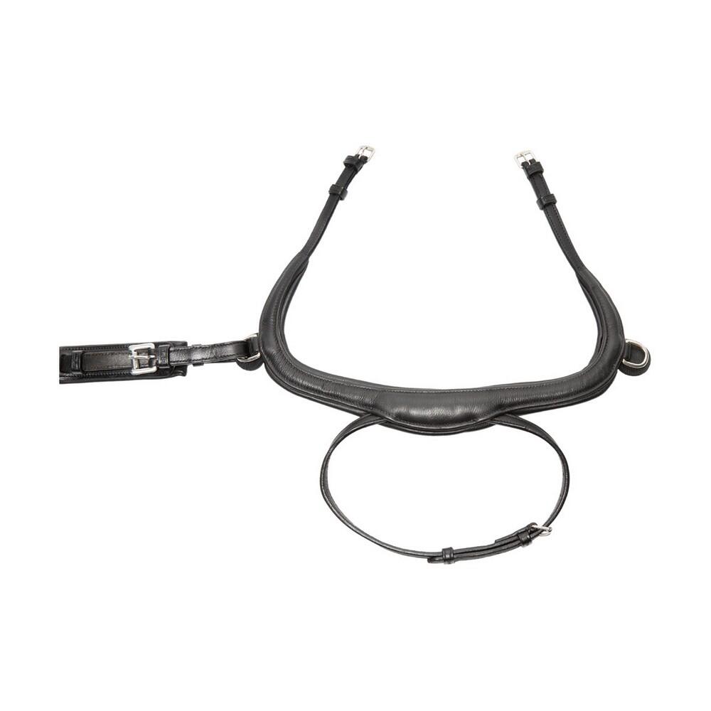 Amy Snaffle Leather Horse Bridle (Black) 2/4