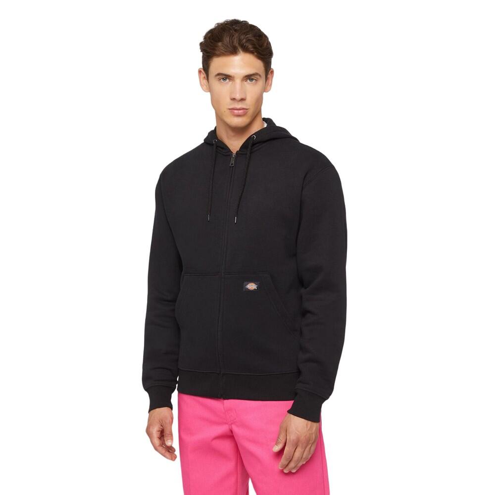 Felpa Con Cappuccio Cerniera Su Intera Lunghezza Uomo Dickies Nero 4/6