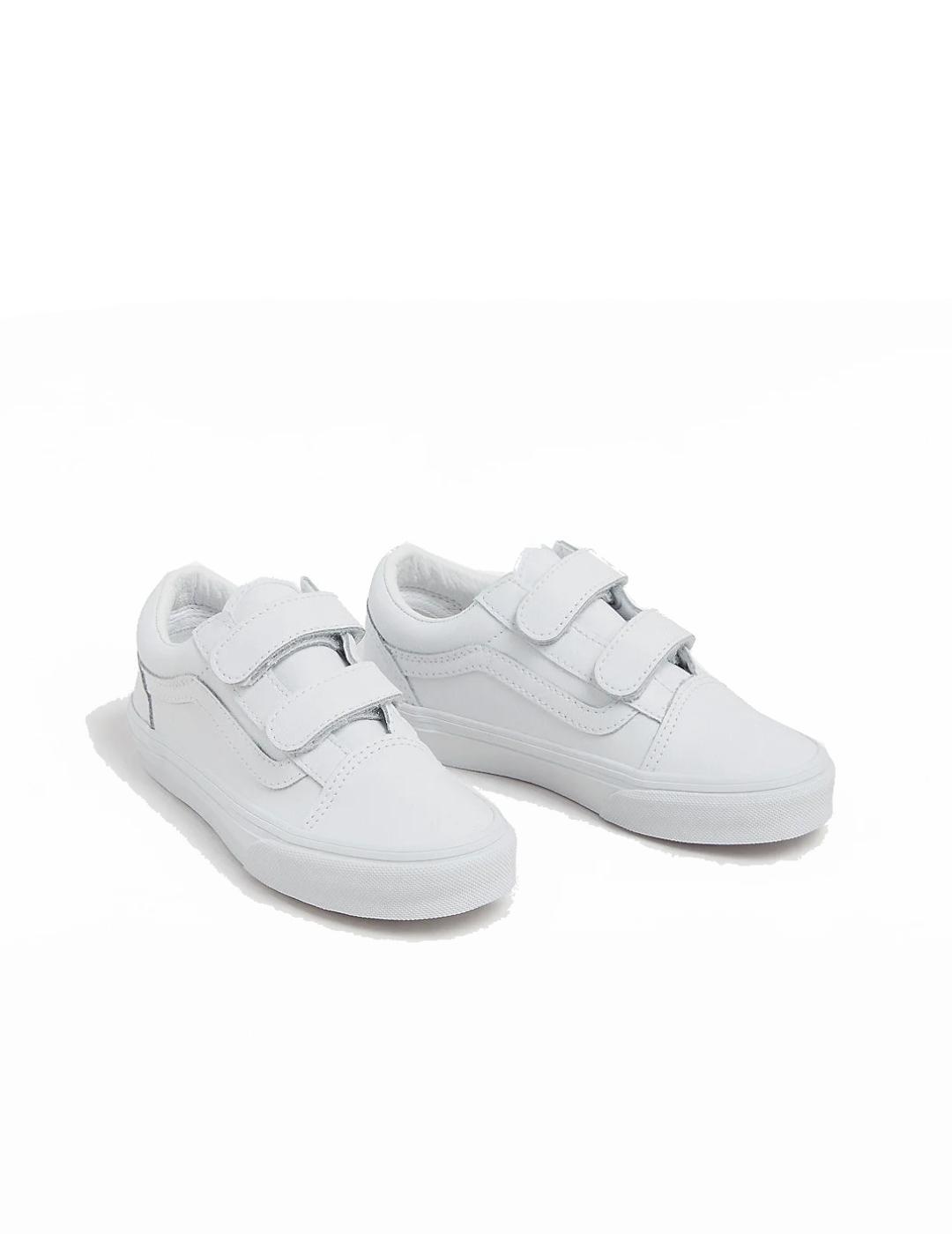 Zapatillas Vans Old skool tumble mono  Blanco 2/4