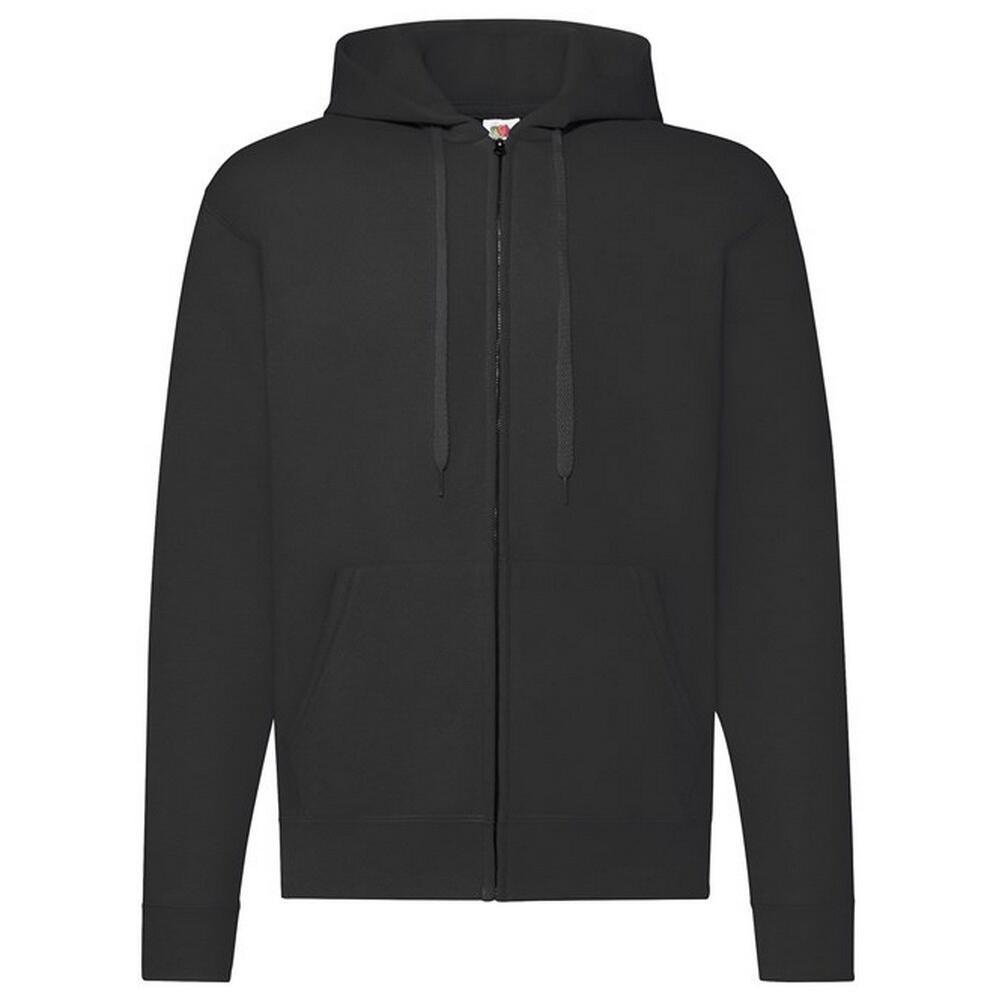 FRUIT OF THE LOOM Unisex Adult Classic Hoodie (Black)