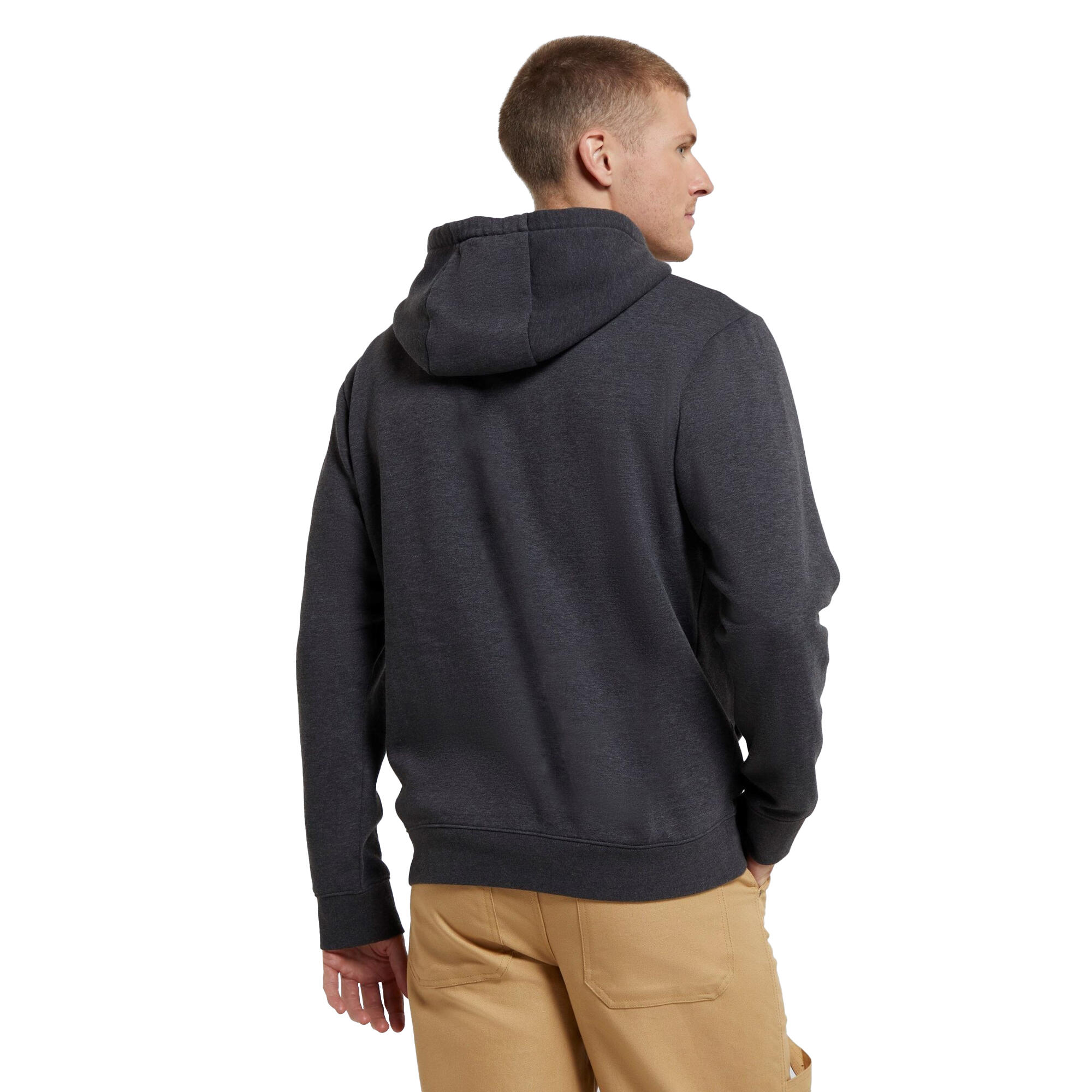 Mens Rocky Hoodie (Dark Grey) 3/4