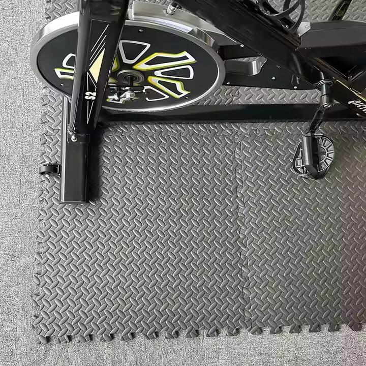 Tapis puzzle Fitness - Tapis de sol - 4 pièces - 120 x 120 cm - Gris 7/7