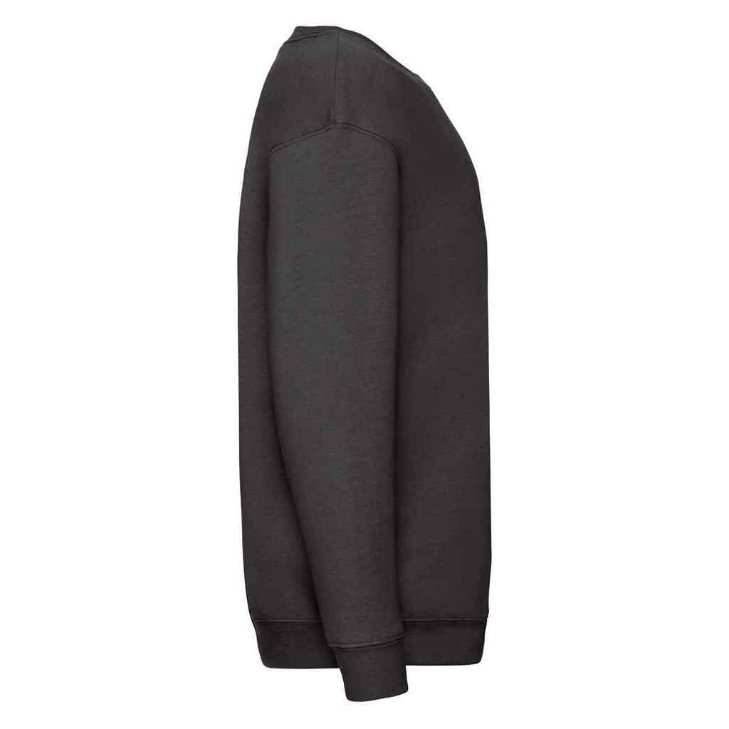 Childrens/Kids Premium Drop Shoulder Sweatshirt (Black) 3/3