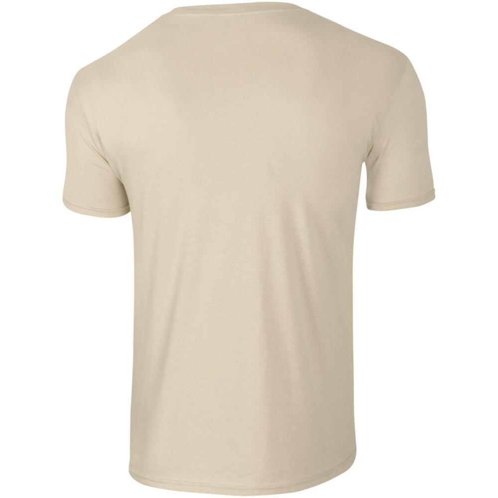 Maglietta 100% Cotone Uomo Gildan Softstyle Sabbia 2/2
