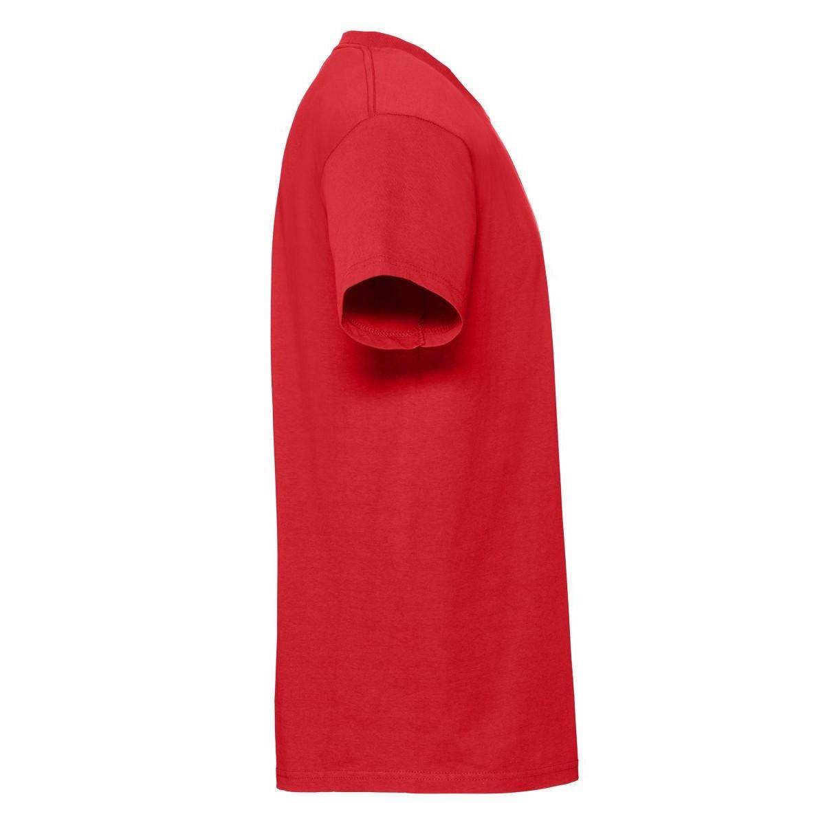 Mens Iconic Premium Ringspun Cotton TShirt (Red) 3/3