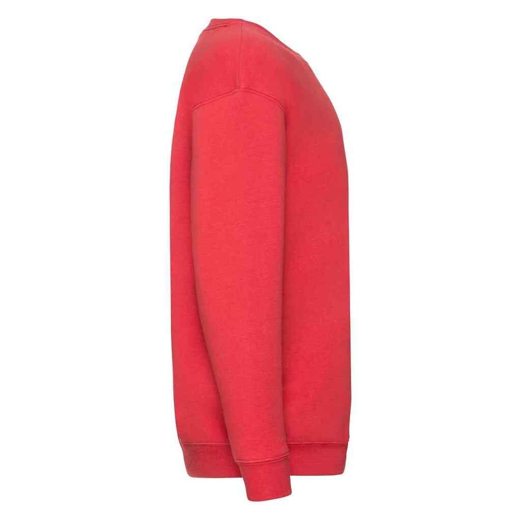 "Premium" Sweatshirt Überschnittene Schulter für Kinder Rot 3/3