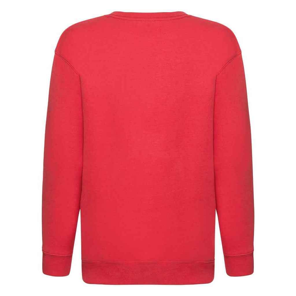 "Premium" Sweatshirt Überschnittene Schulter für Kinder Rot 2/3