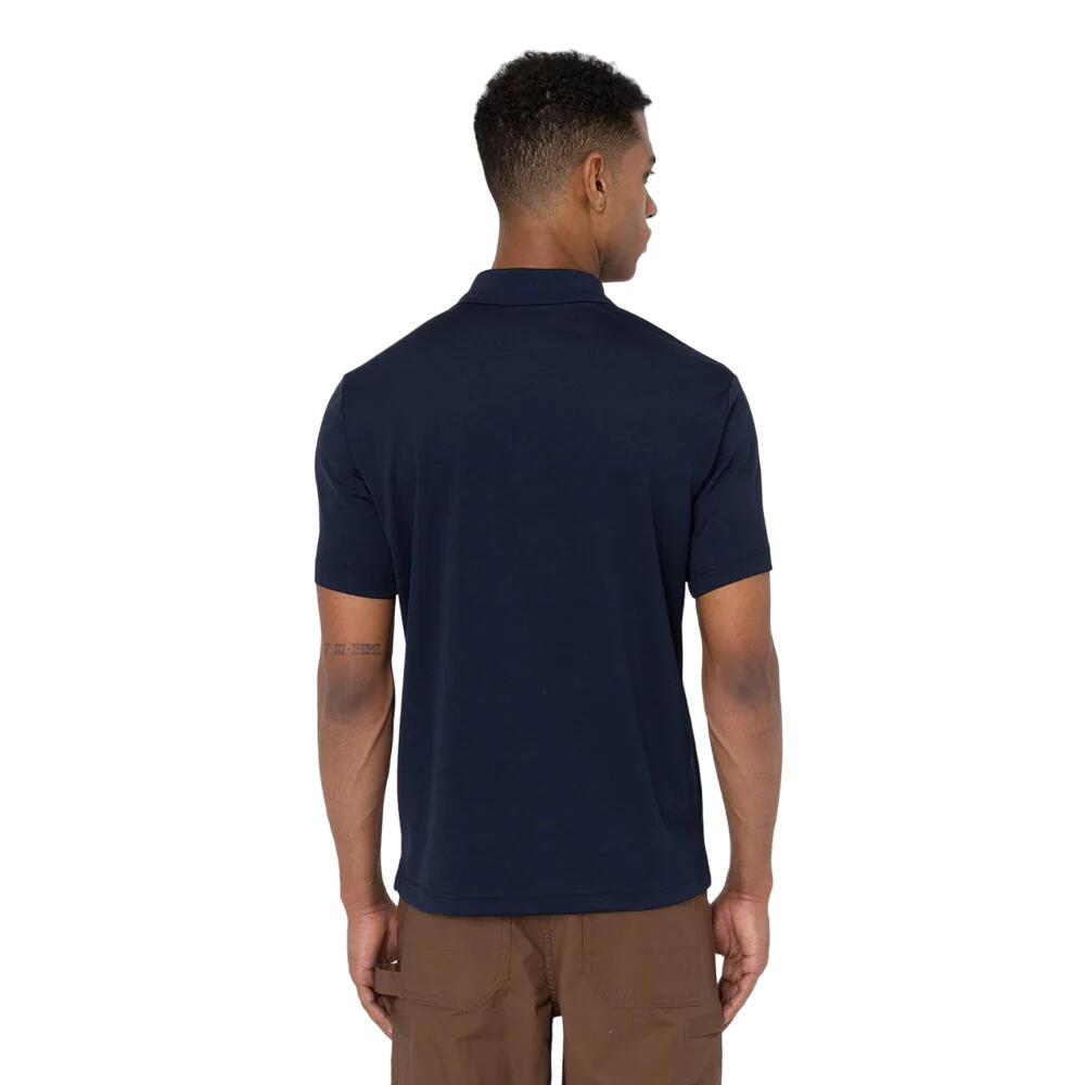 Poloshirt für Alltag Herren Mitternachtsblau 3/4