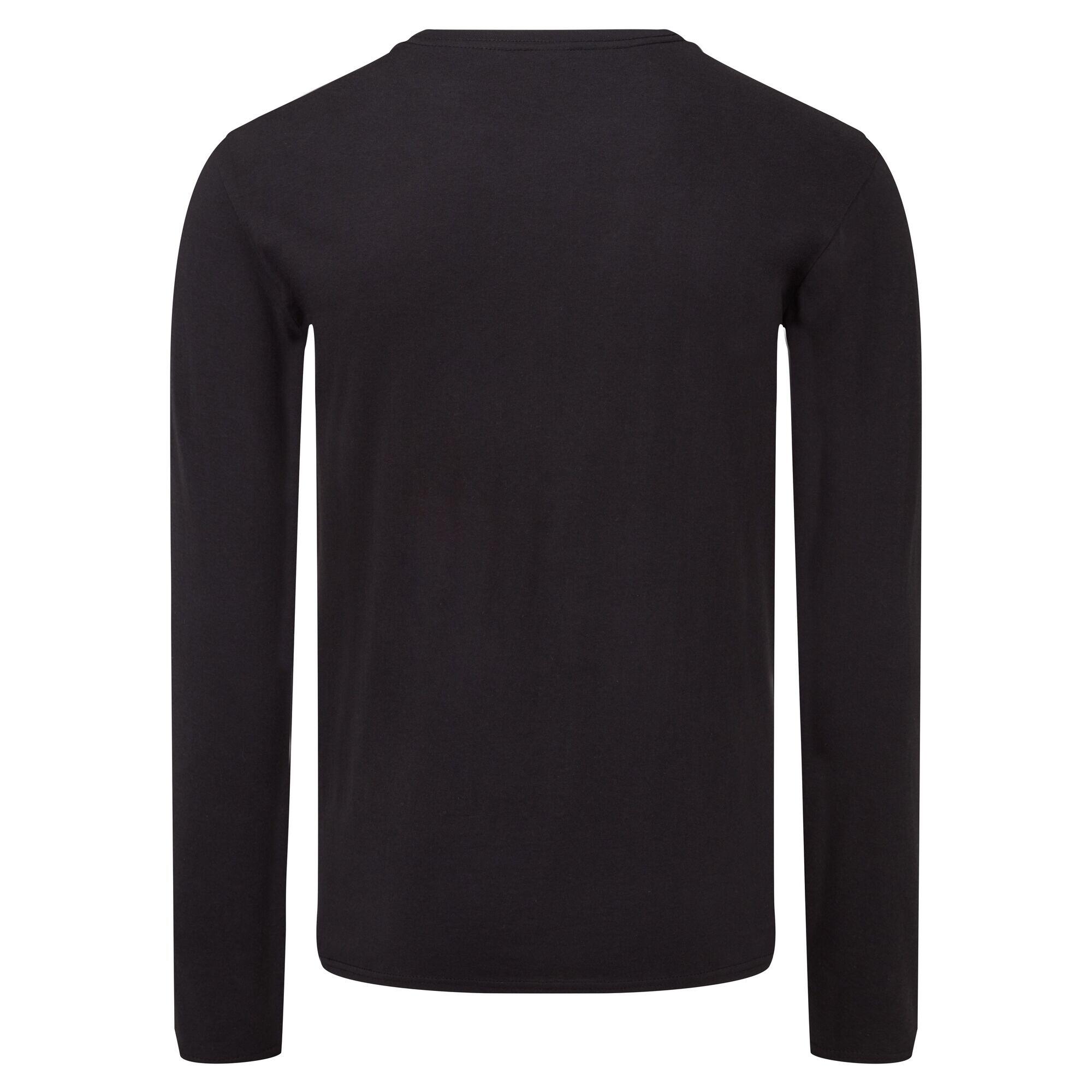 Mens Iconic 150 LongSleeved TShirt (Black) 2/4