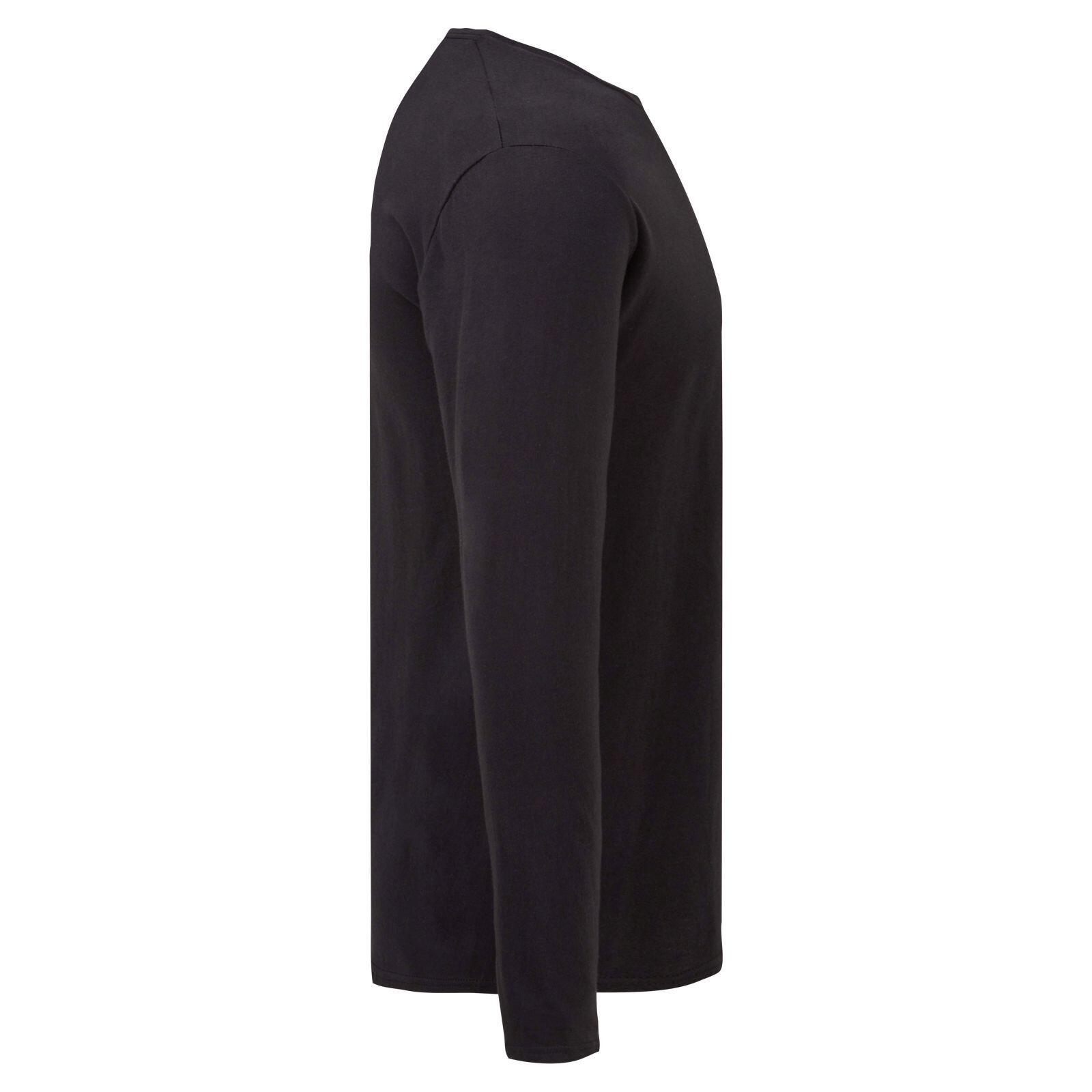 Mens Iconic 150 LongSleeved TShirt (Black) 3/4