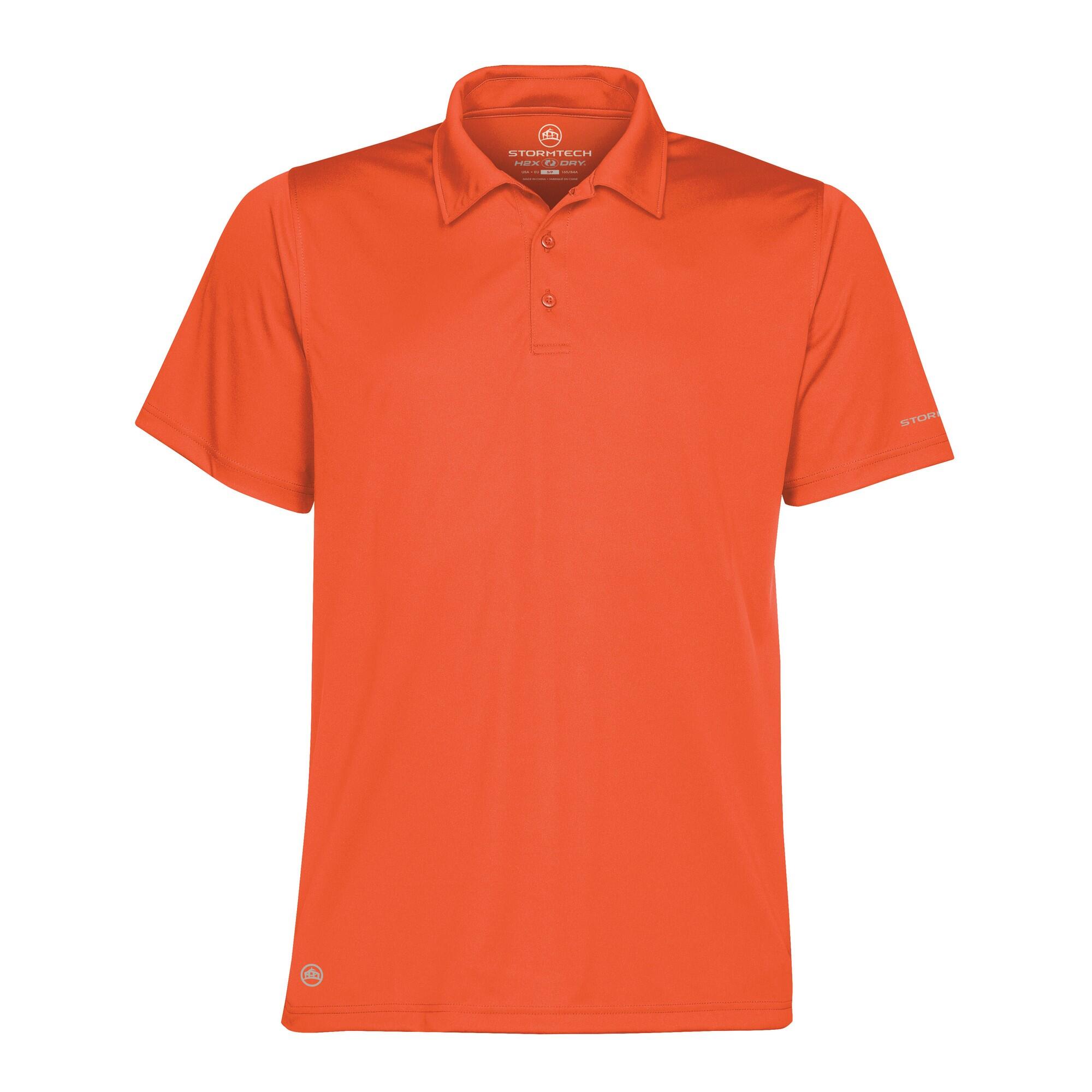 STORMTECH Mens Short Sleeve Sports Performance Polo Shirt (Orange)