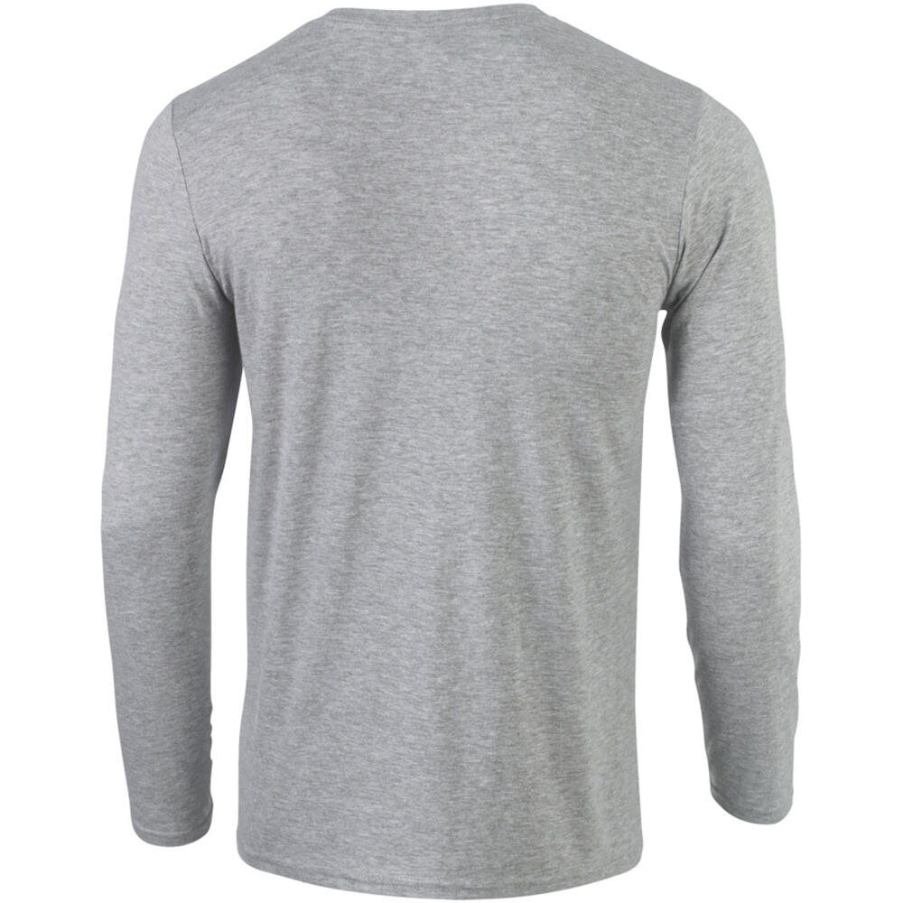 Mens Soft Style Long Sleeve TShirt (Sport Grey (RS)) 3/5