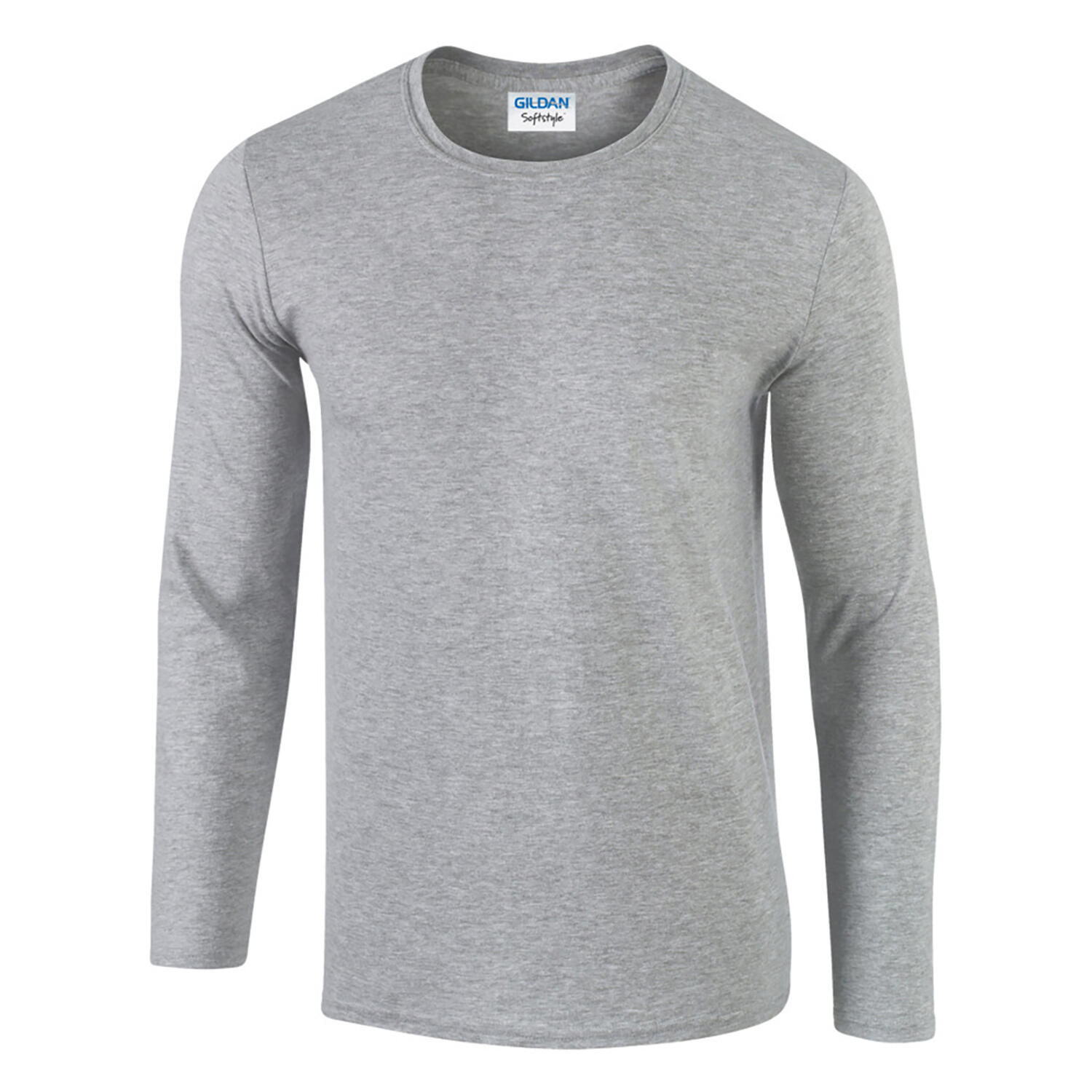 Mens Soft Style Long Sleeve TShirt (Sport Grey (RS)) 2/5