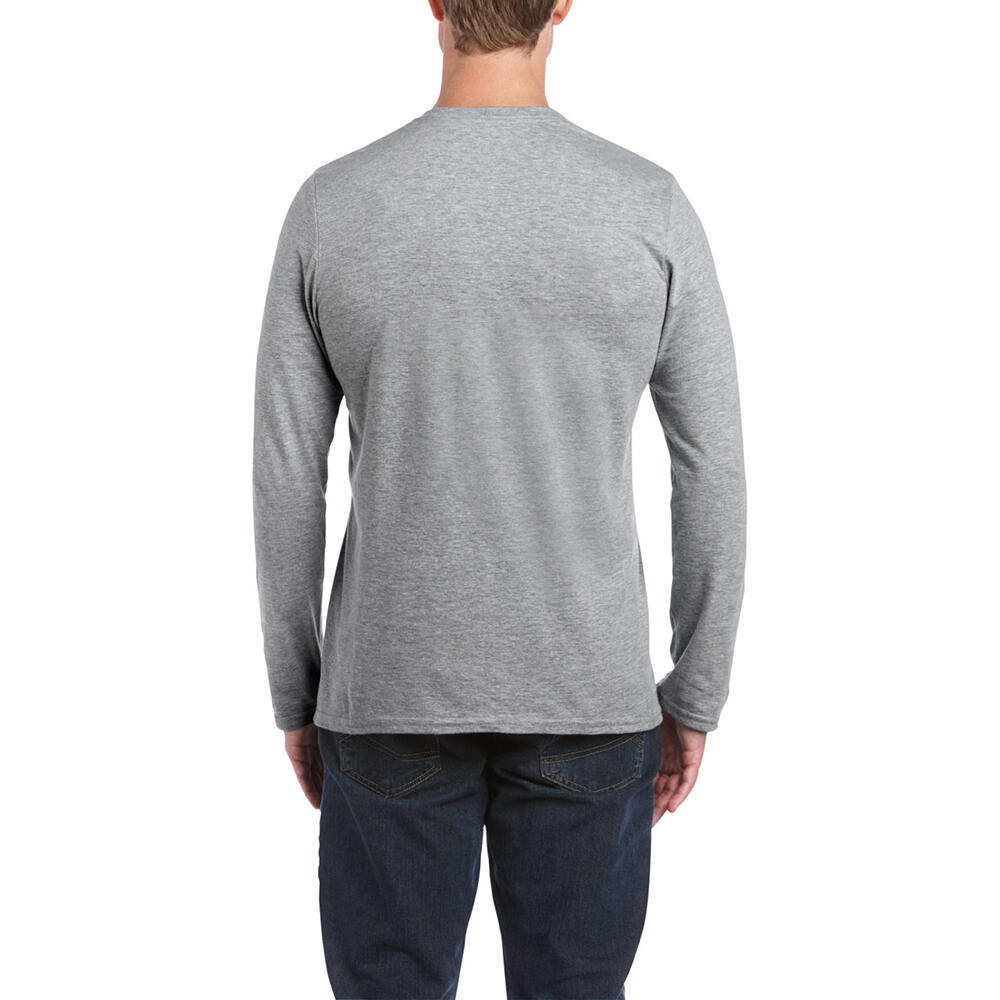 Mens Soft Style Long Sleeve TShirt (Sport Grey (RS)) 4/5