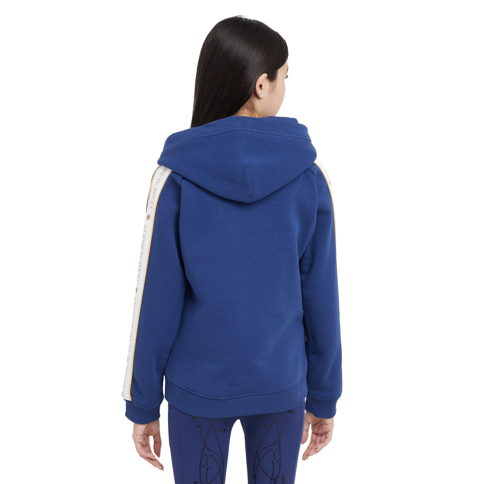 Childrens/Kids Team Young Rider Hoodie (Navy) 2/3