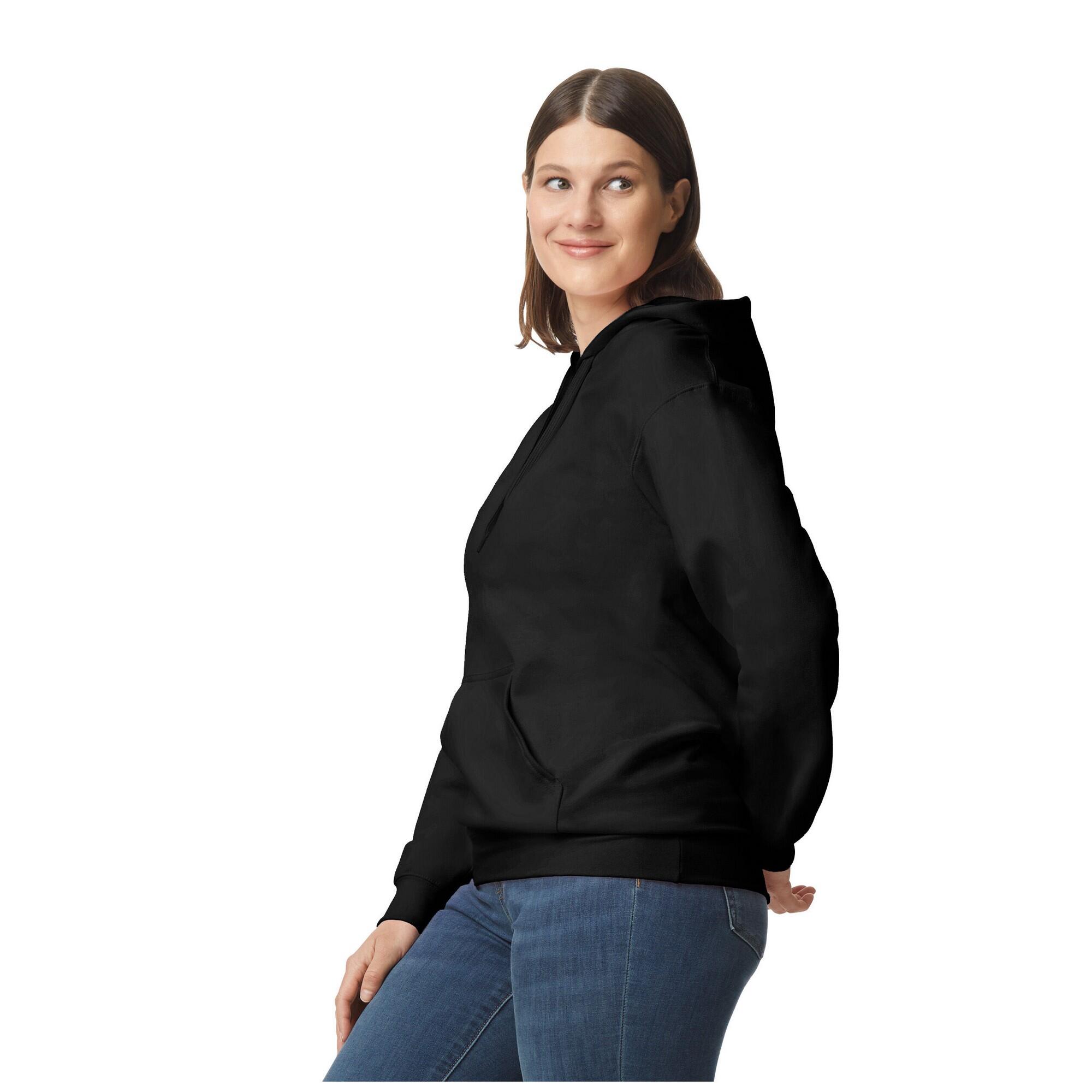Felpa Con Cappuccio Uomo Gildan Softstyle Nero 3/3