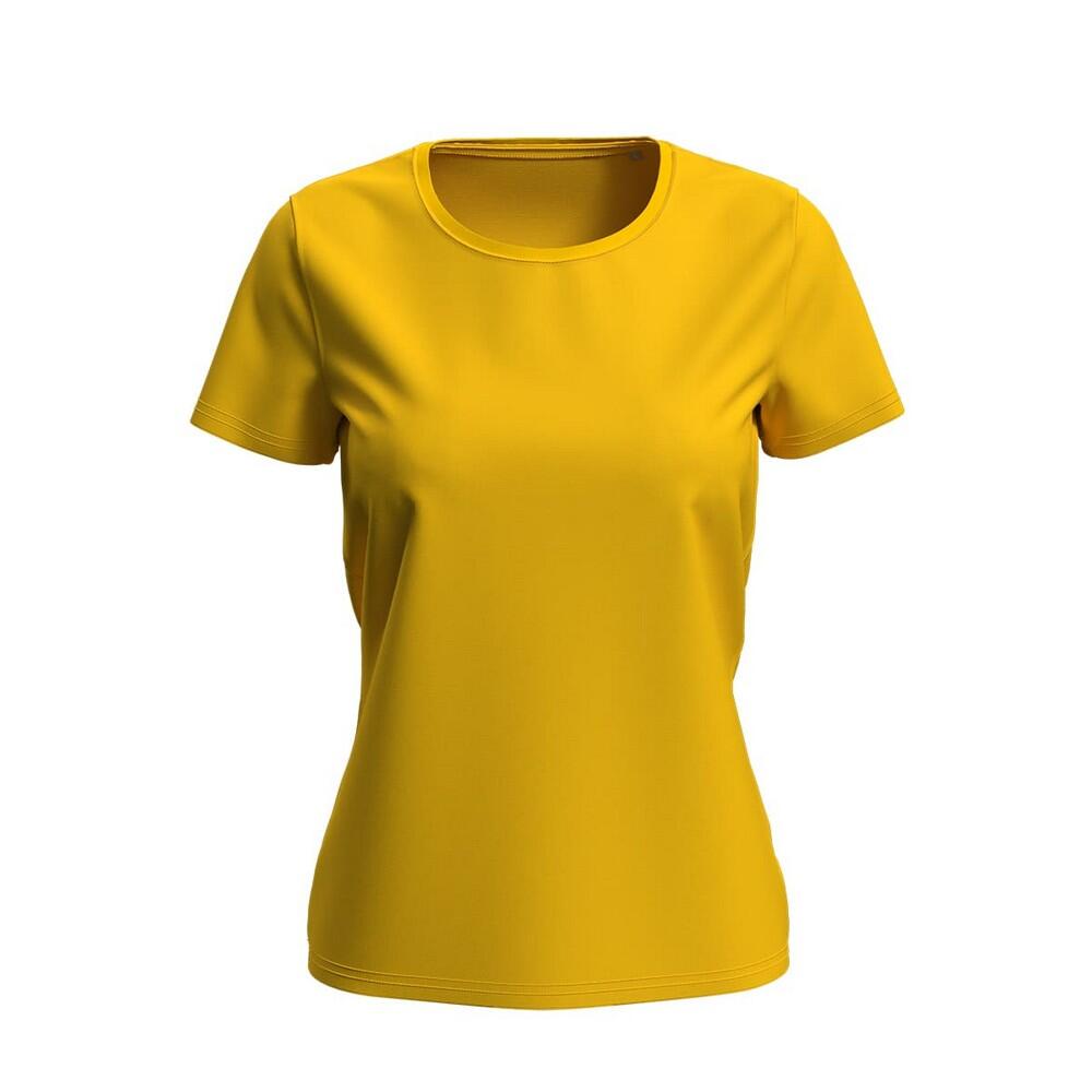 Womens/Ladies Lux TShirt (Sunflower Yellow)