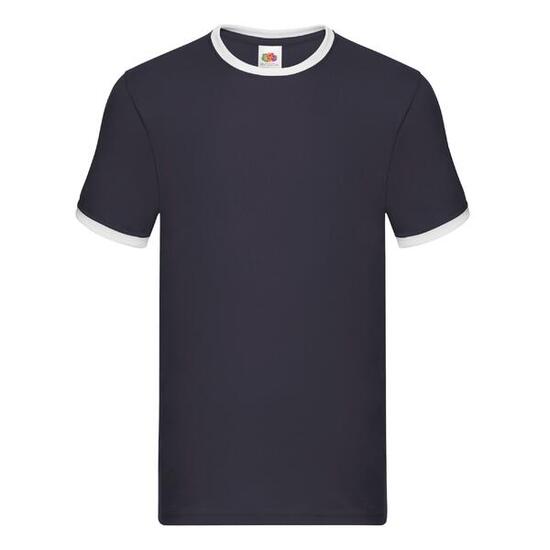 Heren Ringer 160 TShirt (Marine / Wit)