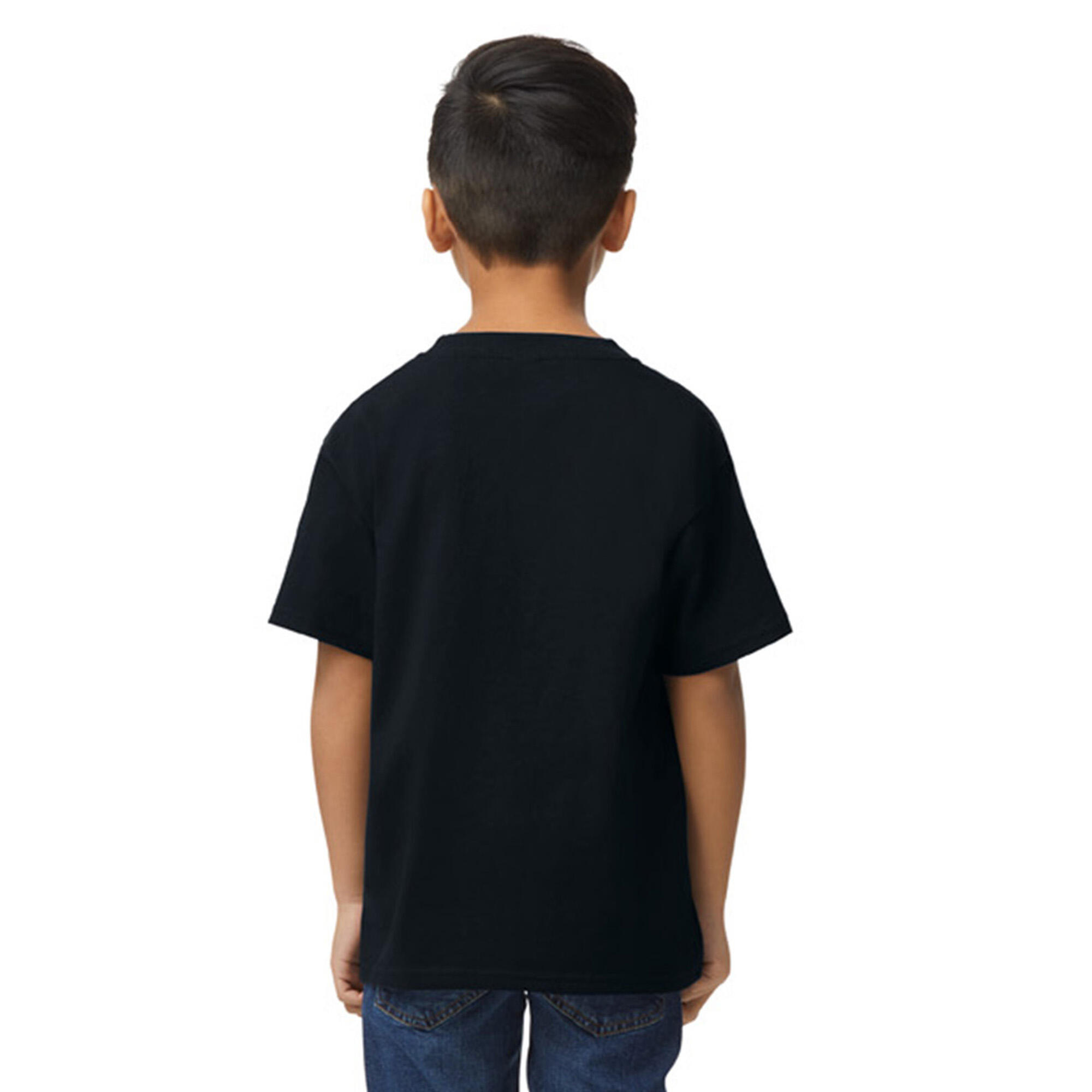 Maglietta Bambini Gildan Softstyle Nero Pece 2/2