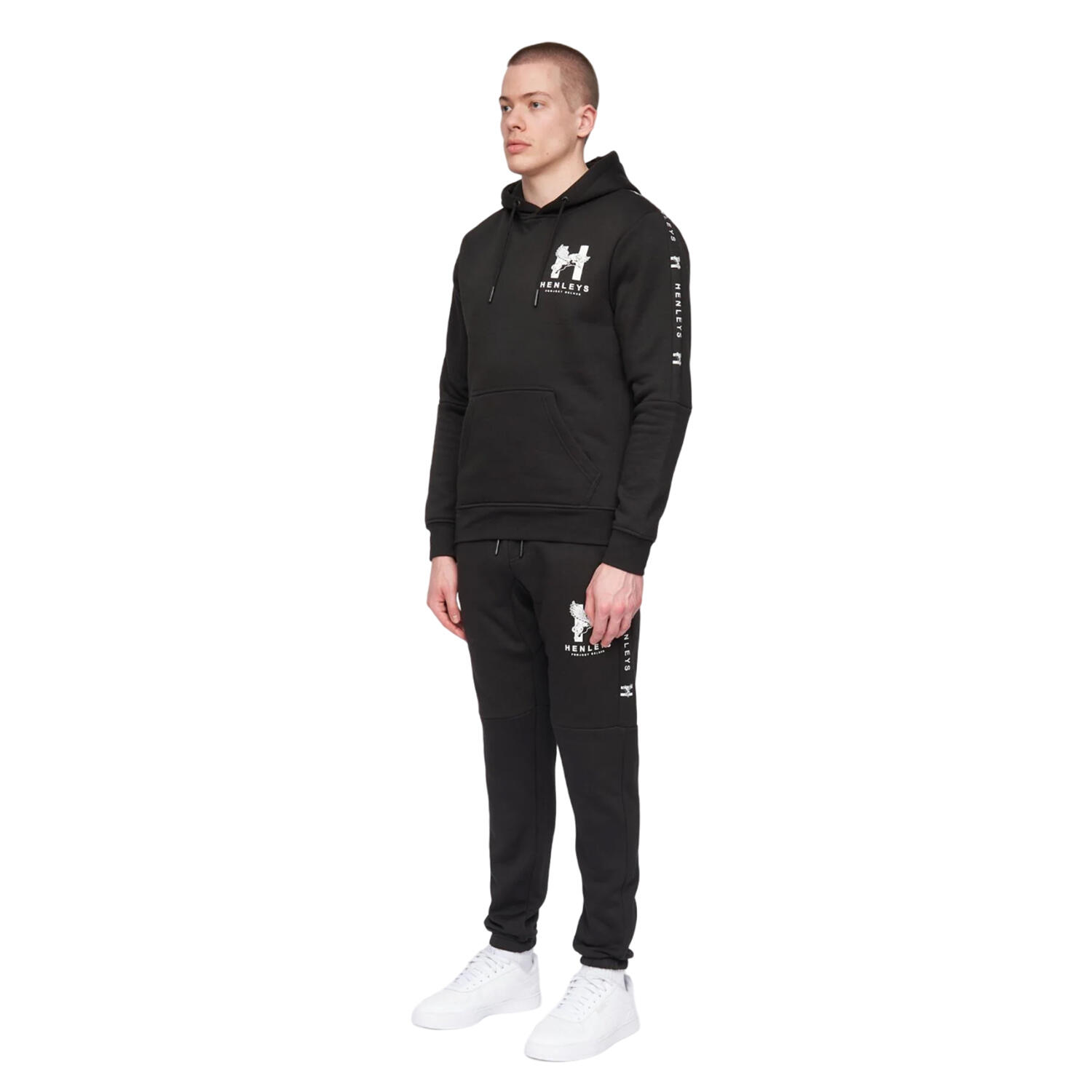 Mens Tapehen Hoodie (Black) 3/3