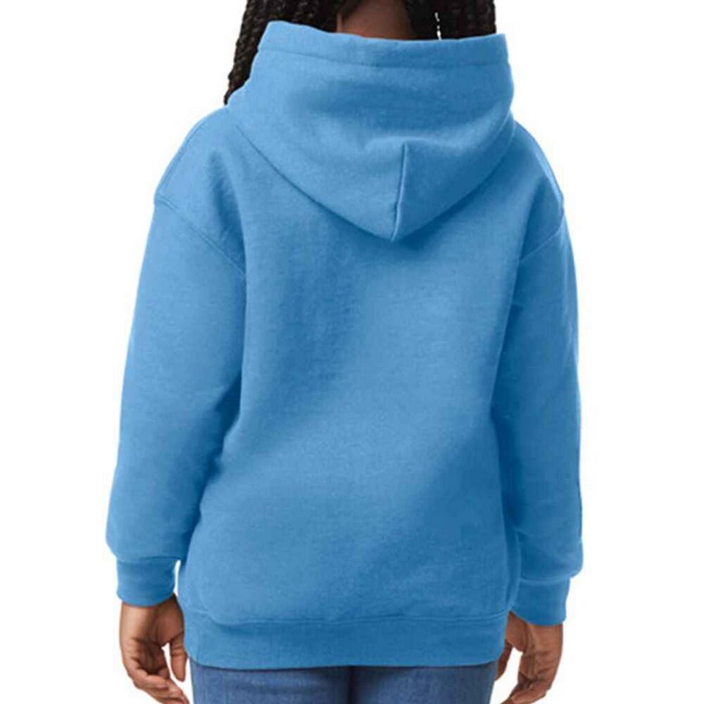 Felpa Con Cappuccio Bambini Gildan Blu Carolina 2/3