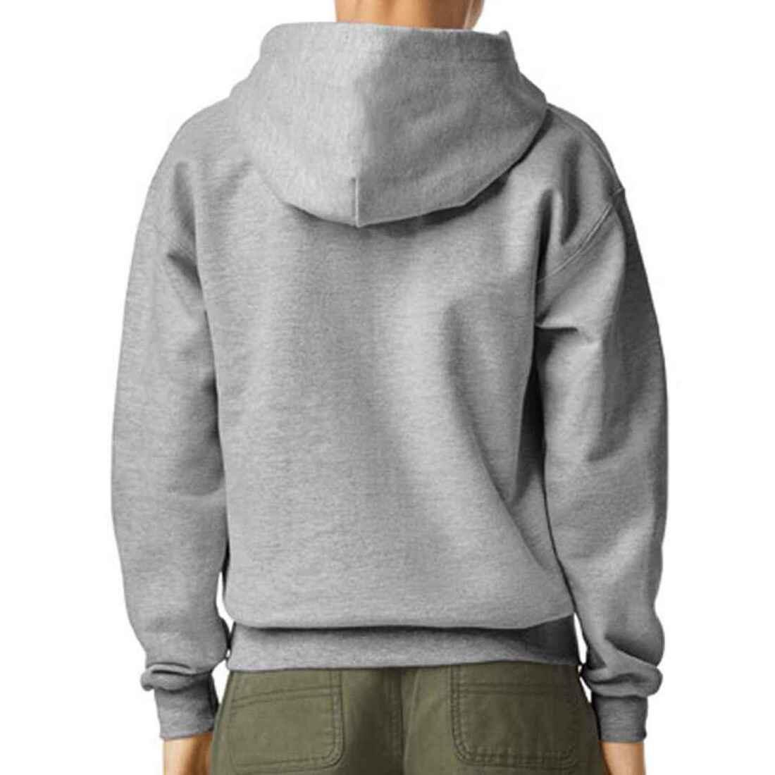 Kapuzenpullover Fleece für Kinder Grau 2/3