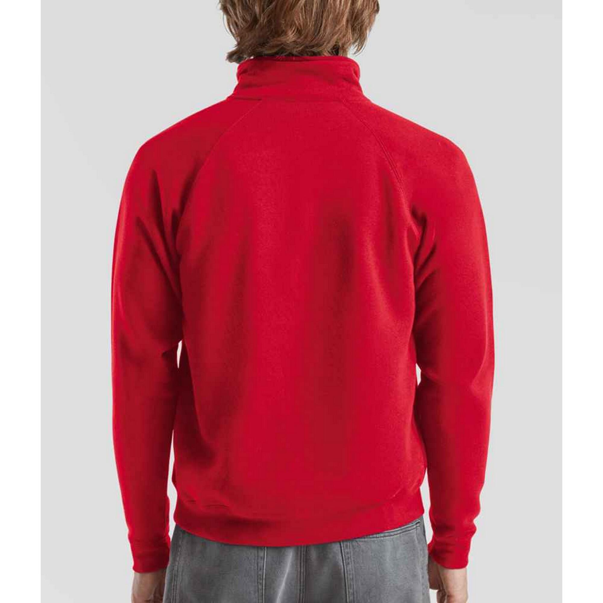 Mens Premium Polycotton Sweatshirt (Red) 2/2