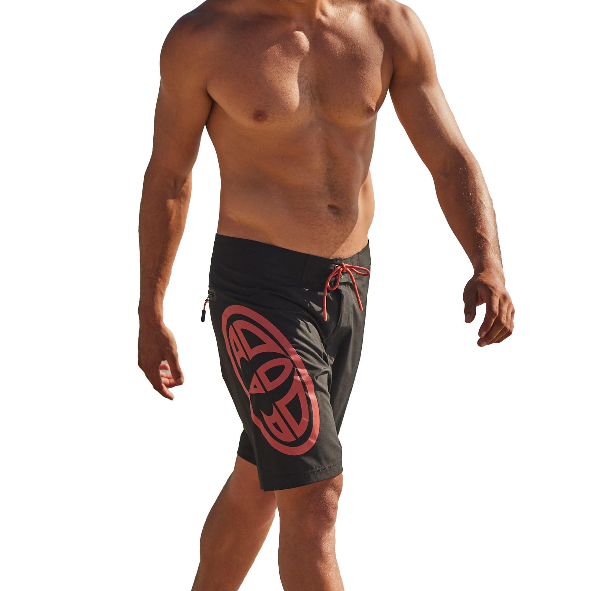 Mens Brett Boardshorts (Black) 3/3