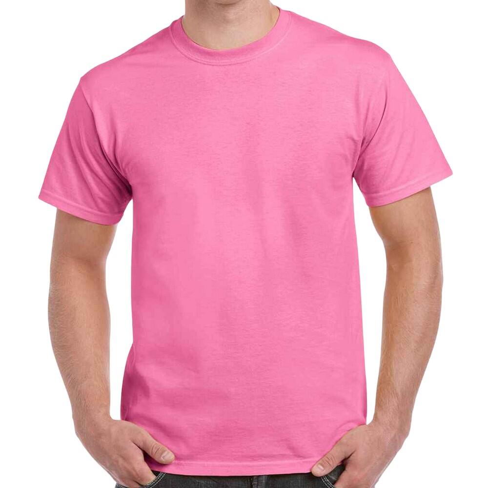 GILDAN Adults Unisex Heavy Cotton T Shirt (Azalea)