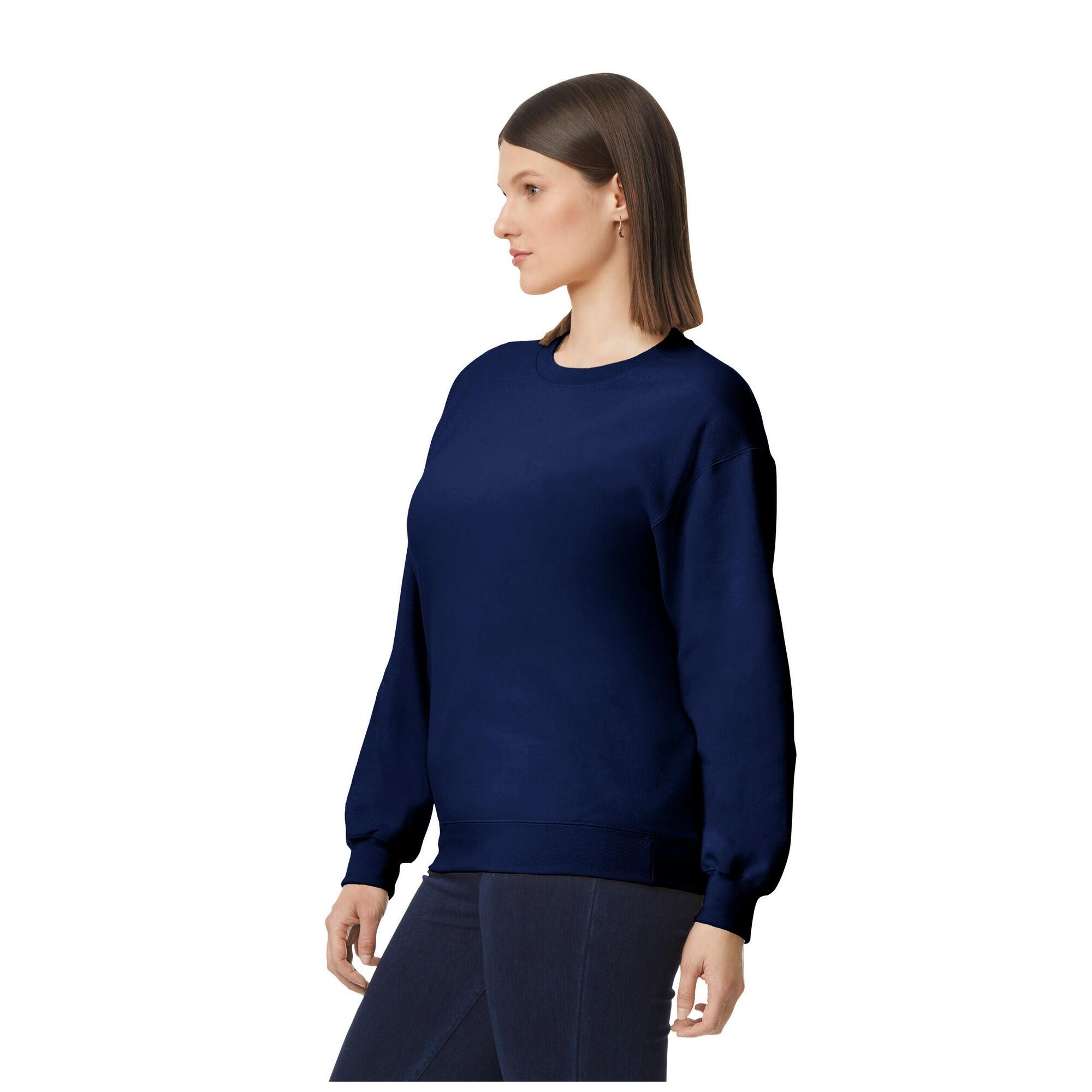 Unisex Adult Softstyle Midweight Sweatshirt (Navy) 3/3