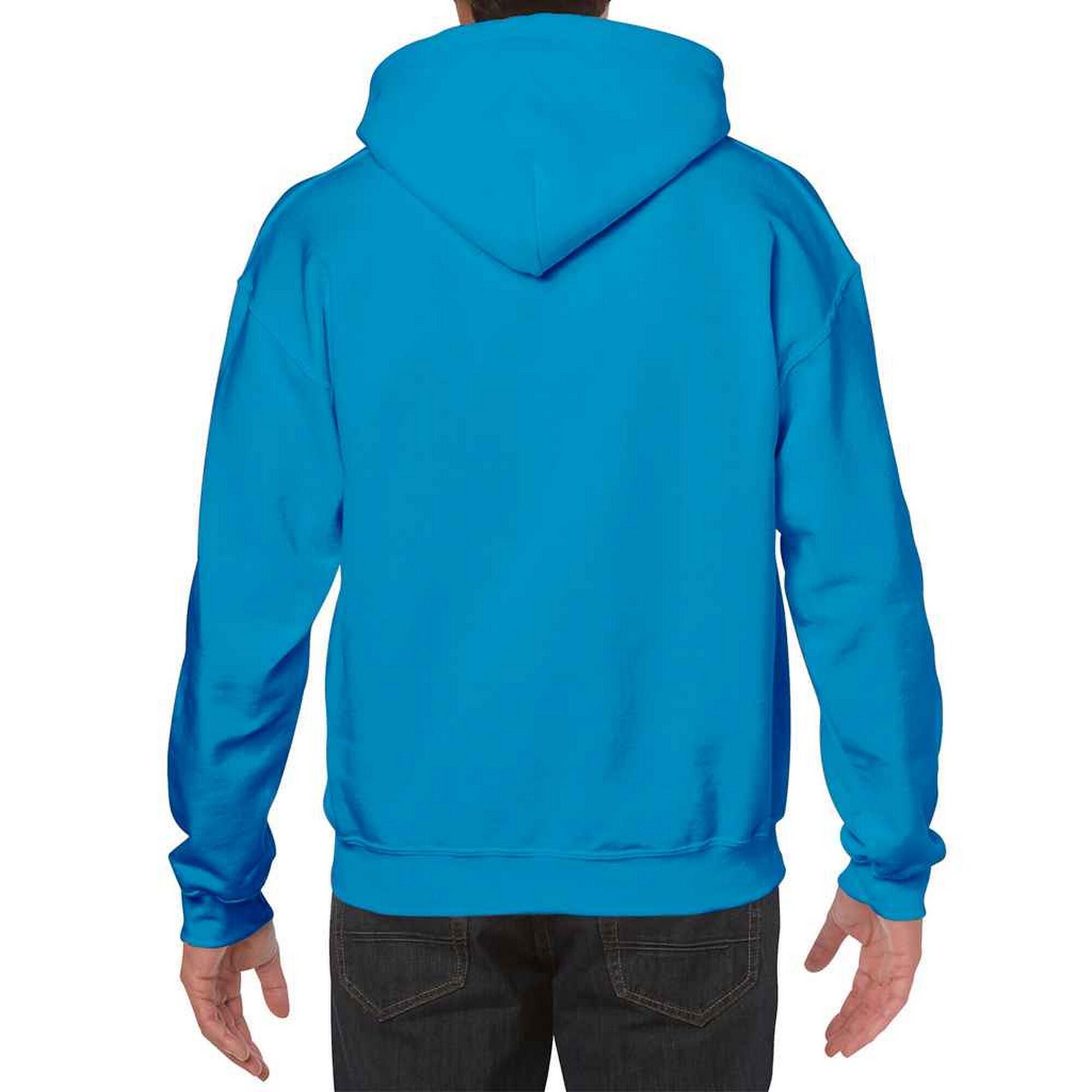 Kapuzenpullover für Damen Unisex Herren Saphir-Blau 2/2