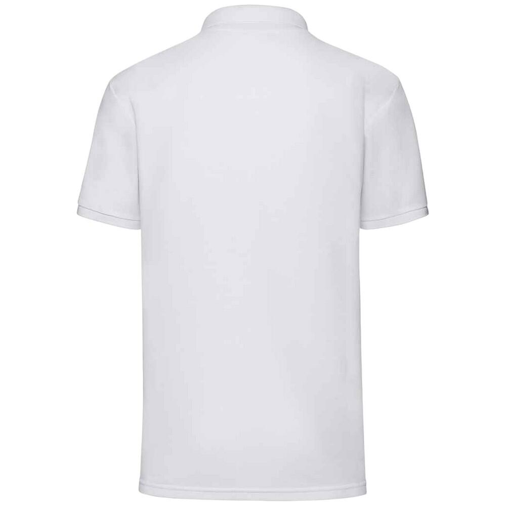 Mens 65/35 Polo Shirt (White) 2/3