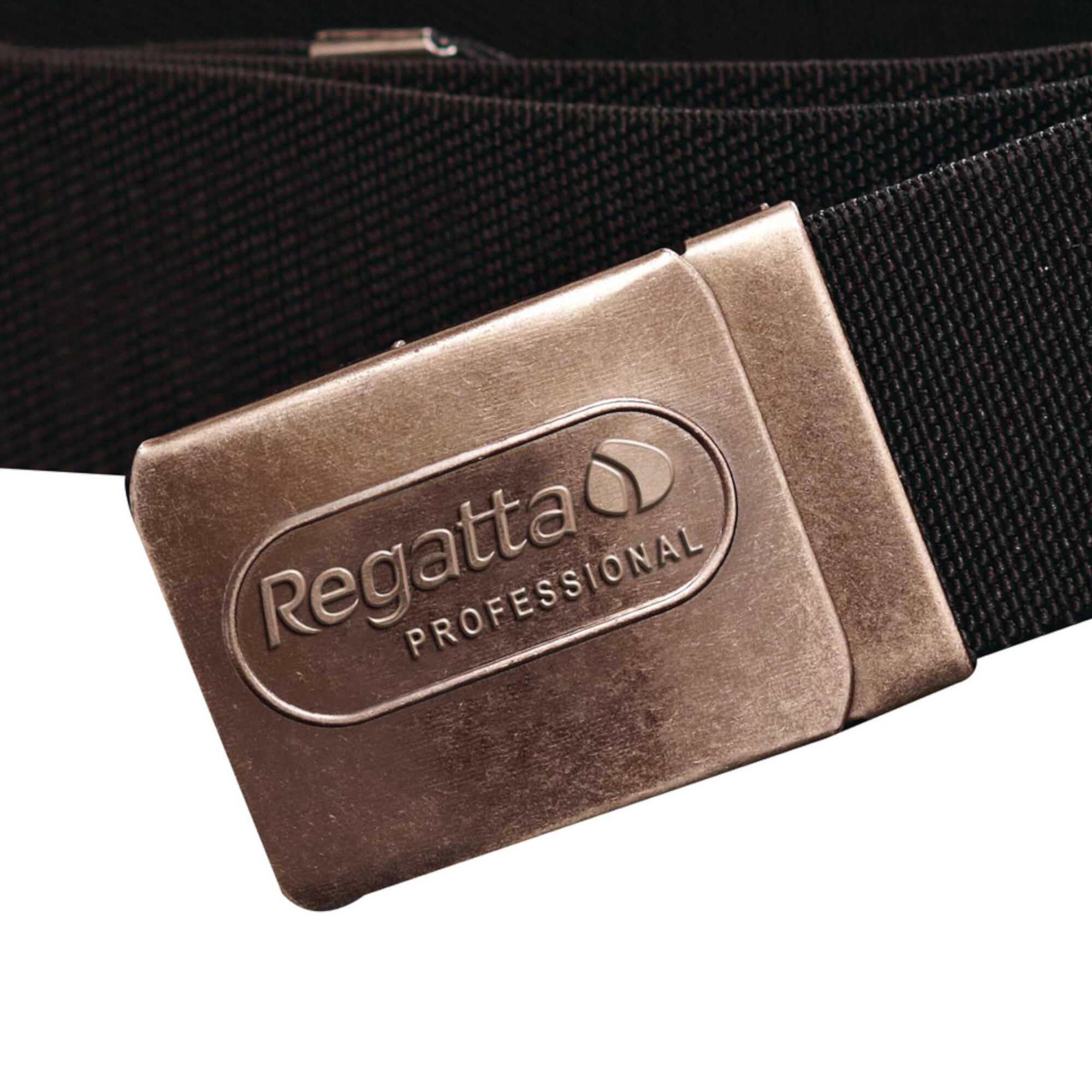 Mens Premium Workwear Belt With Stretch (Black) 2/3