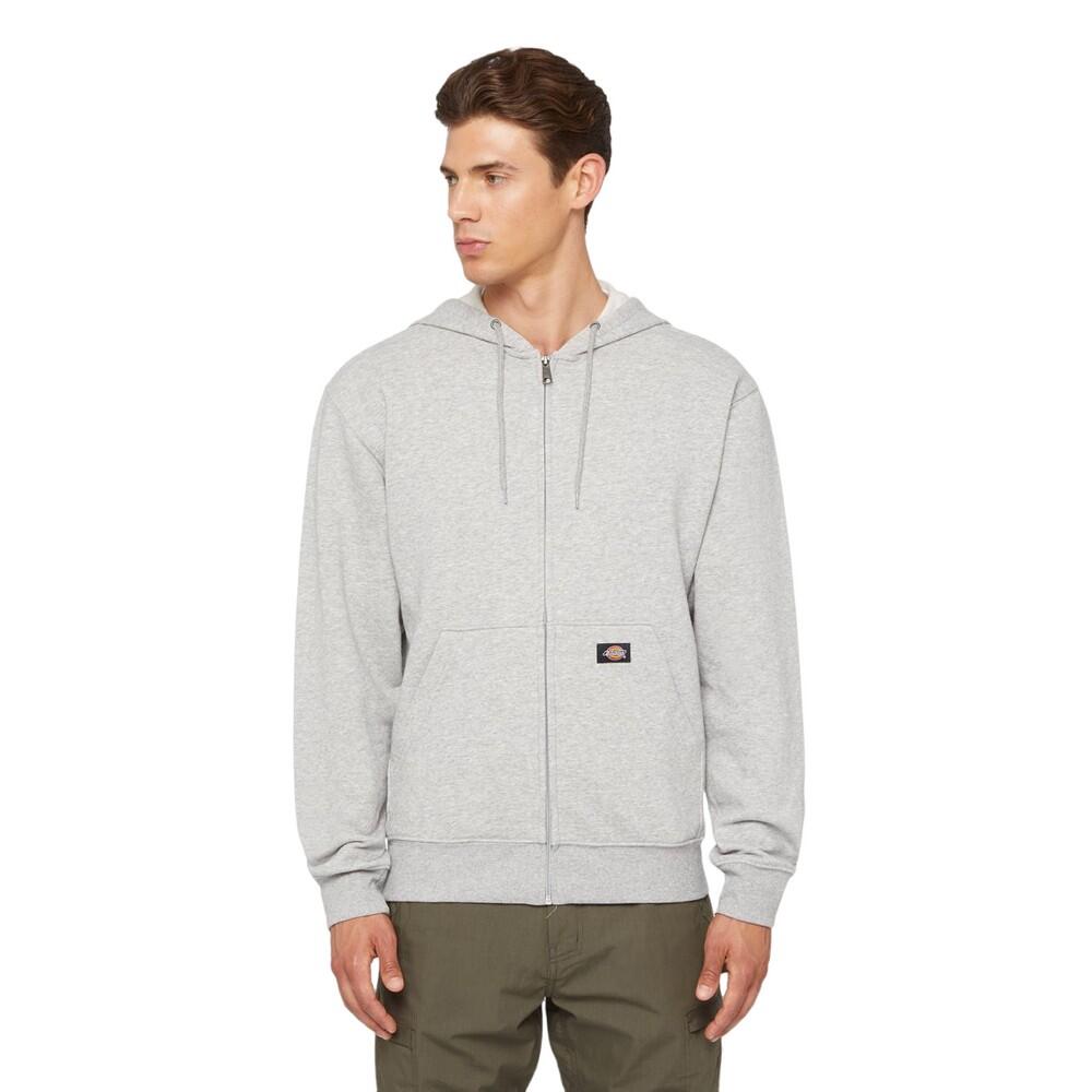 Felpa Con Cappuccio Cerniera Su Intera Lunghezza Uomo Dickies Grigio Erica 4/6