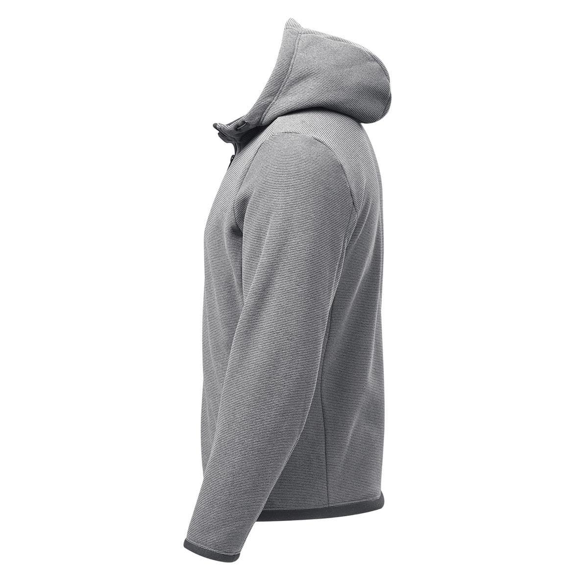 Mens Medusa Fleece Full Zip Hoodie (Zinc) 4/4