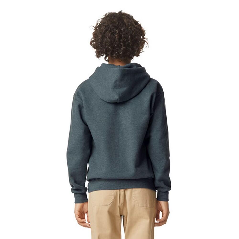 Felpa Con Cappuccio Semplice Bambini Gildan Softstyle Erica Scuro 2/2