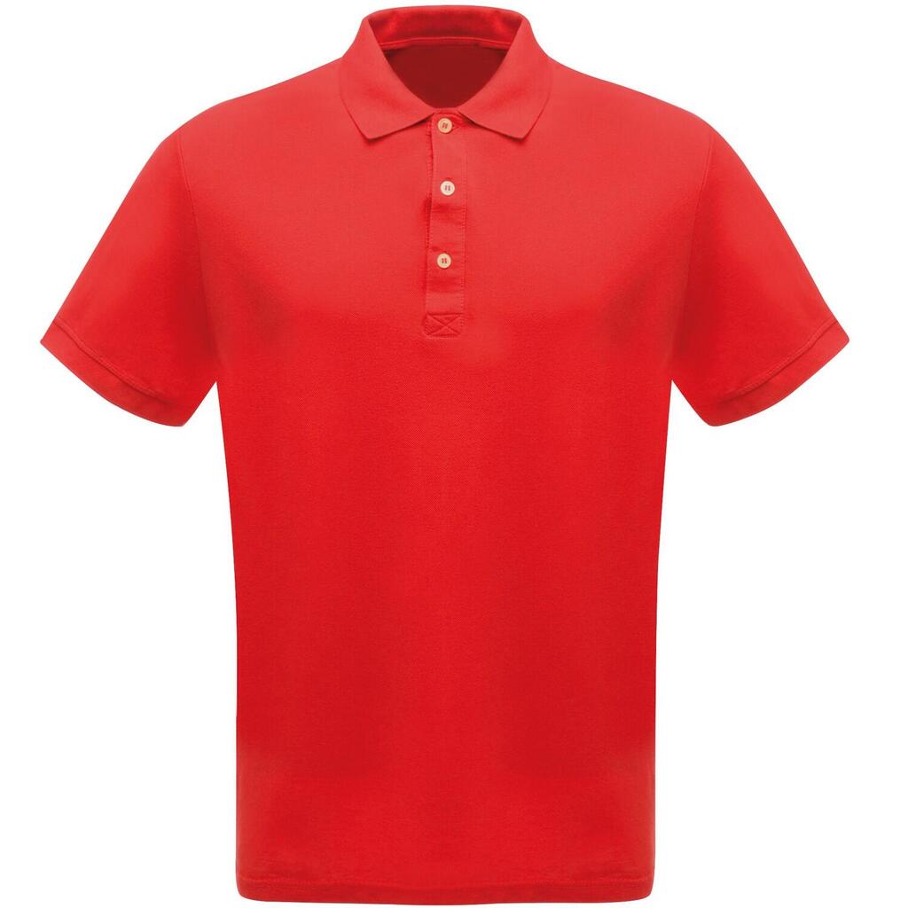 Classic Mens 65/35 Short Sleeve Polo Shirt (Classic Red)