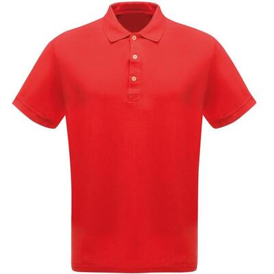 Klassiek heren 65/35 poloshirt met korte mouwen (zwart)
