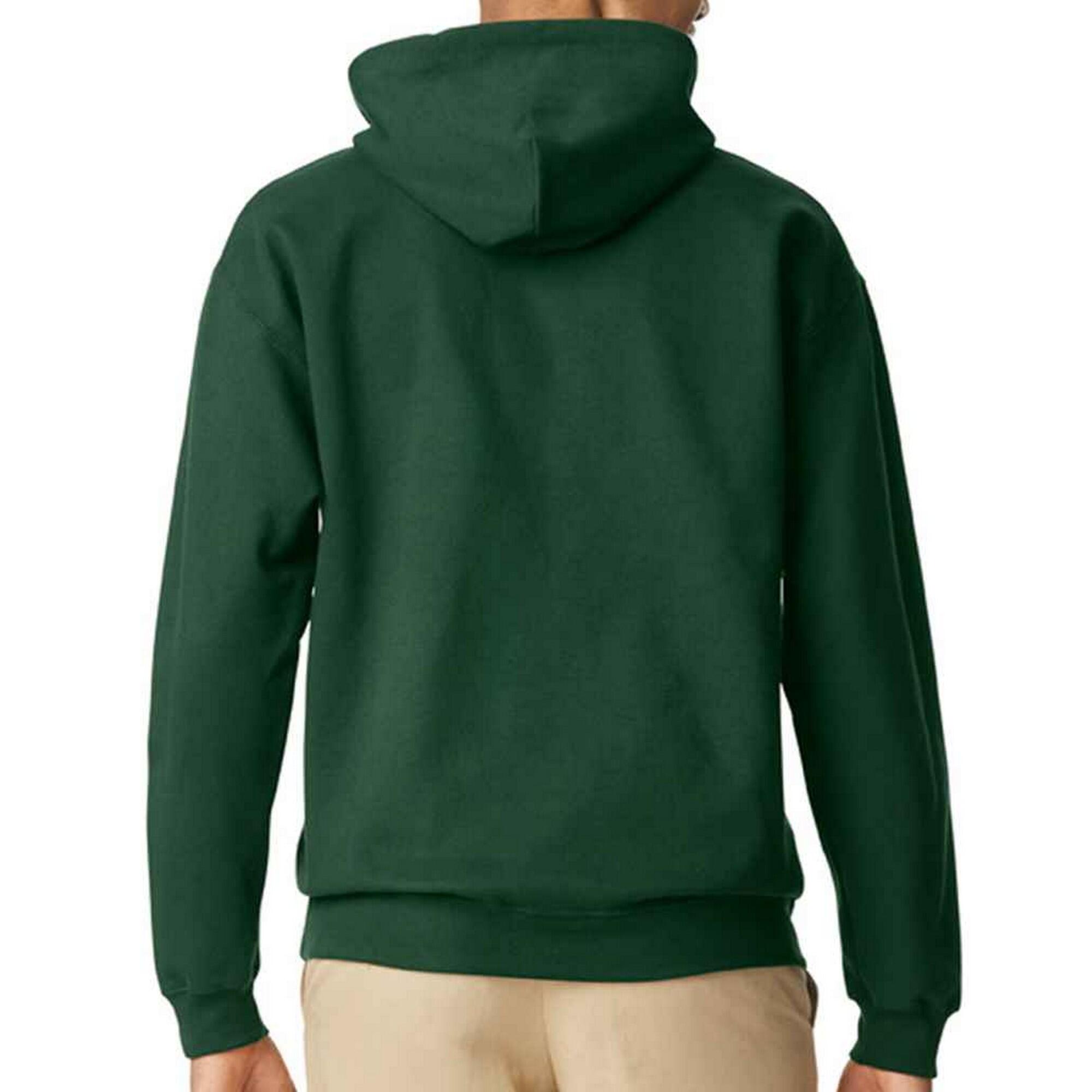 Felpa Con Cappuccio Uomo Gildan Softstyle Verde Foresta 2/3