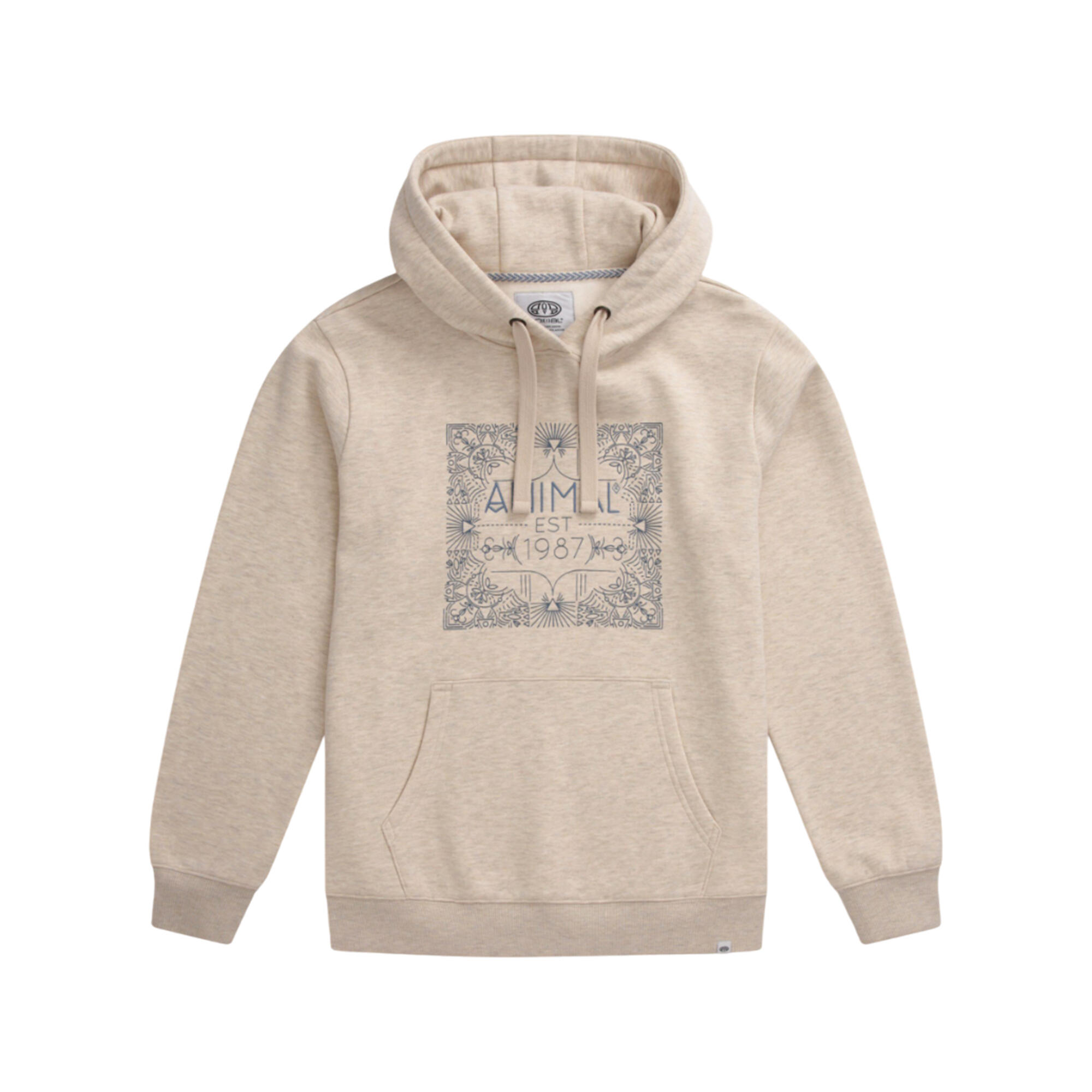 ANIMAL Womens/Ladies Maya Graphic Print Hoodie (Light Beige)
