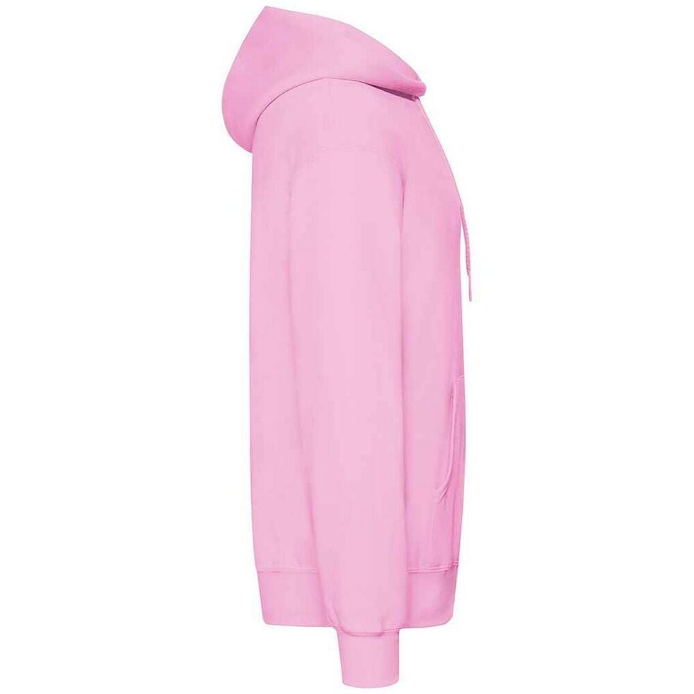 Erwachsene Unisex Klassik Kapuzenpullover Damen und Herren Hellrosa 3/3