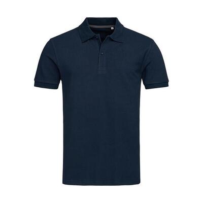 Heren henry poloshirt (wit)