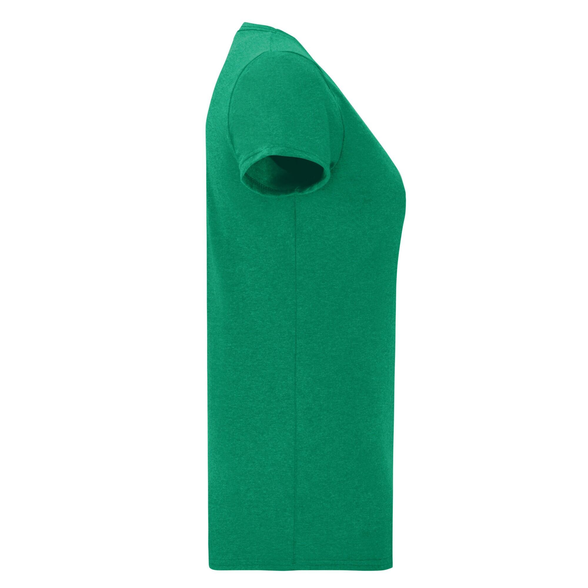 Camiseta Iconic de Jaspeado para Mujer Verde de Brezo 3/3