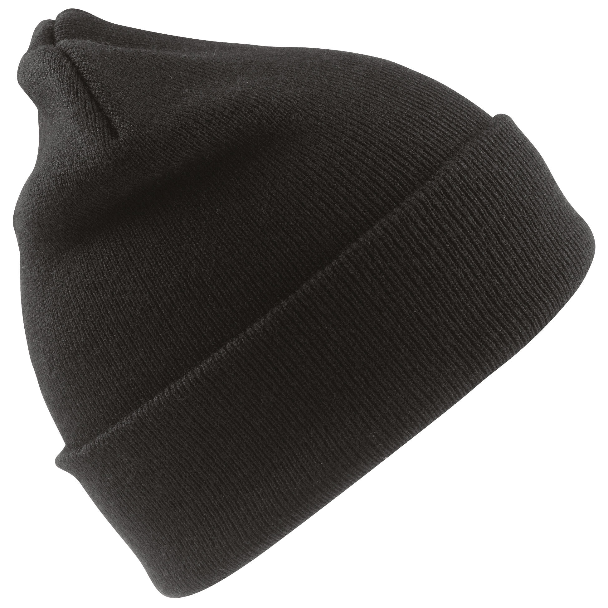 Junior WinterSki Thermo Mütze, unisex Jungen Schwarz 2/3
